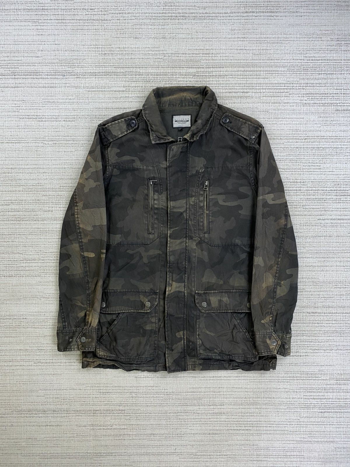 Japanese Brand 🔥Villand Camouflage Military Style Multipocket Jacket Size US M / EU 48-50 / 2 - 1 Thumbnail