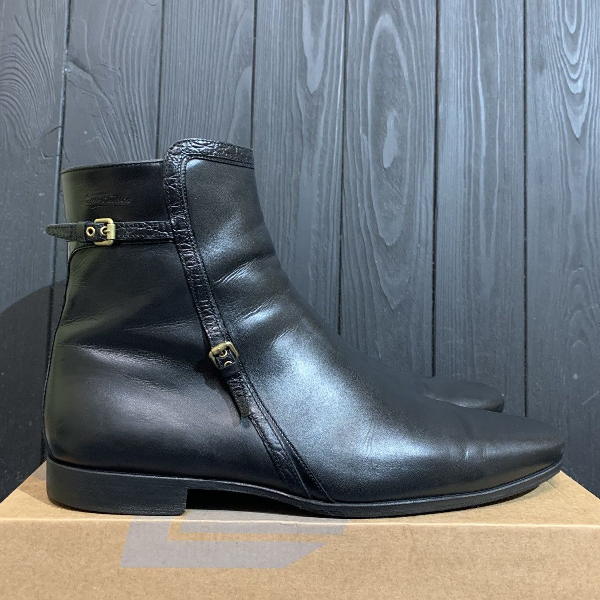 Louis Vuitton Louis Vuitton Men’s Leather Boots Size 8 - 27.5 cm Size US 8 / EU 41 - 1 Thumbnail