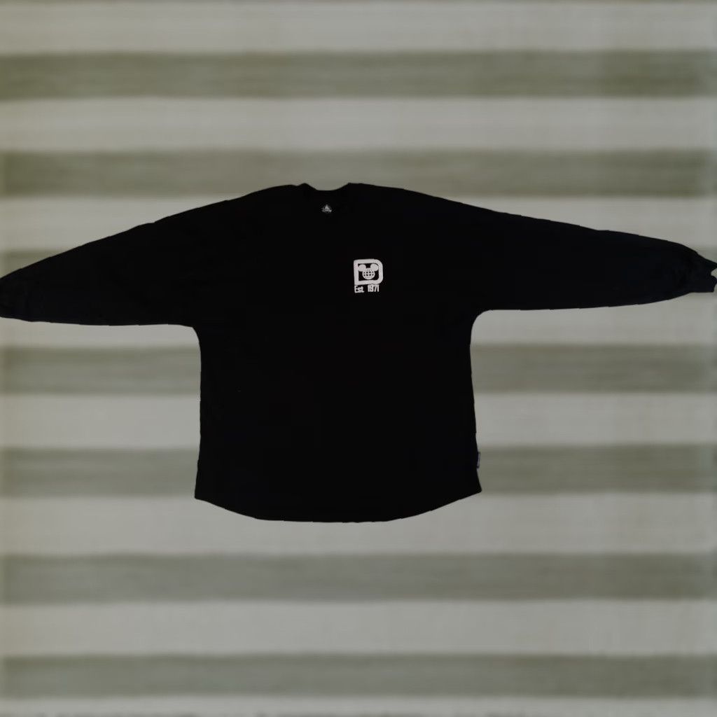 Disney **VINTAGE Mickey Mouse Black Long Sleeve T-Shirt Spirit Jersey** User: **VINTAGE Mickey Mouse Black Long Sleeve Shirt Spirit Jersey** Size US L / EU 52-54 / 3 - 1 Thumbnail