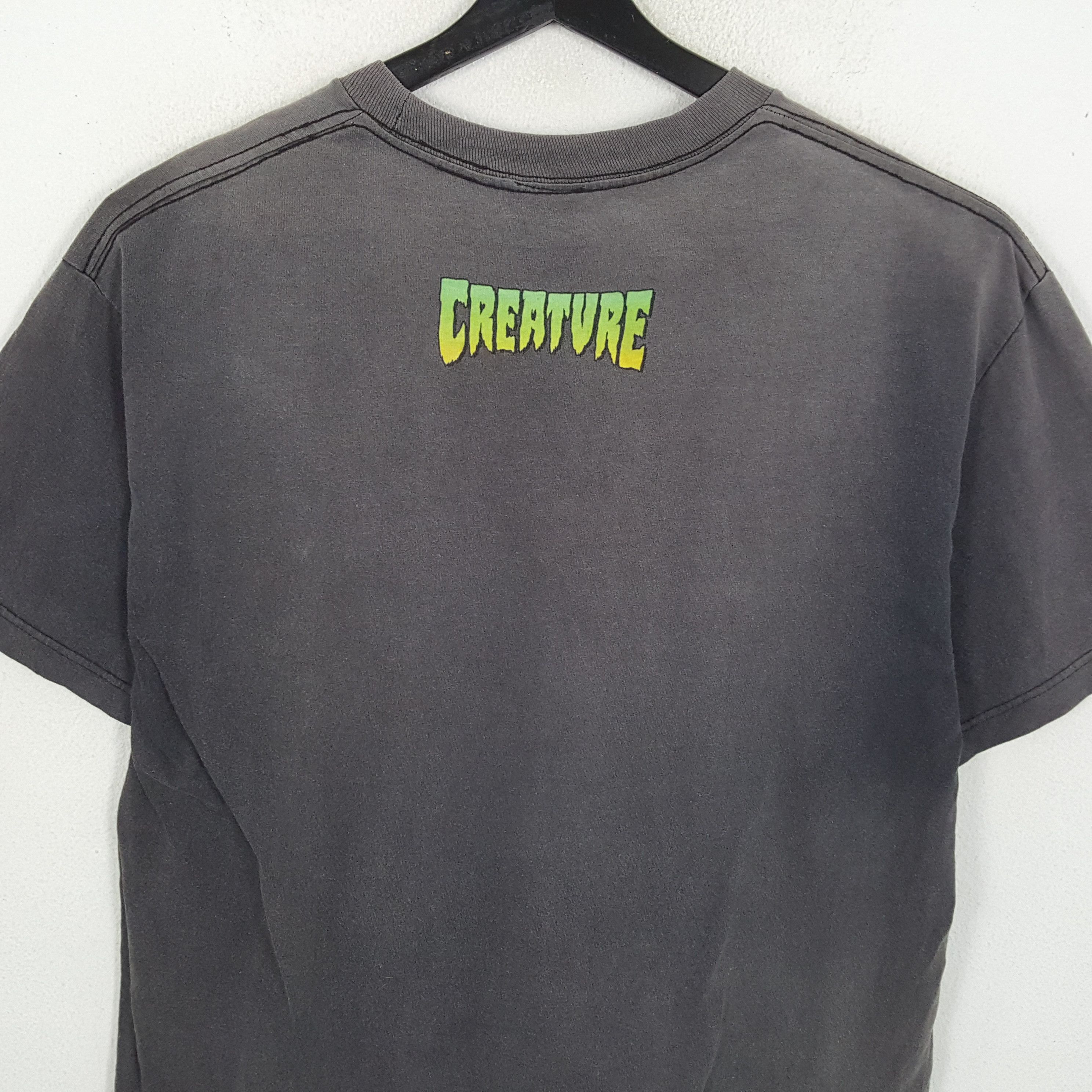 Vintage CREATURE Streetwear Rock Style Tshirt Size US L / EU 52-54 / 3 - 4 Thumbnail