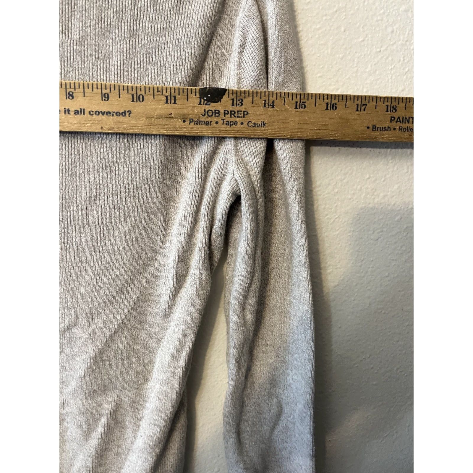 Express Express Womens Pullover Sweater Long Sleeve V Neck Knit Size Medium Gray Size M / US 6-8 / IT 42-44 - 5 Thumbnail