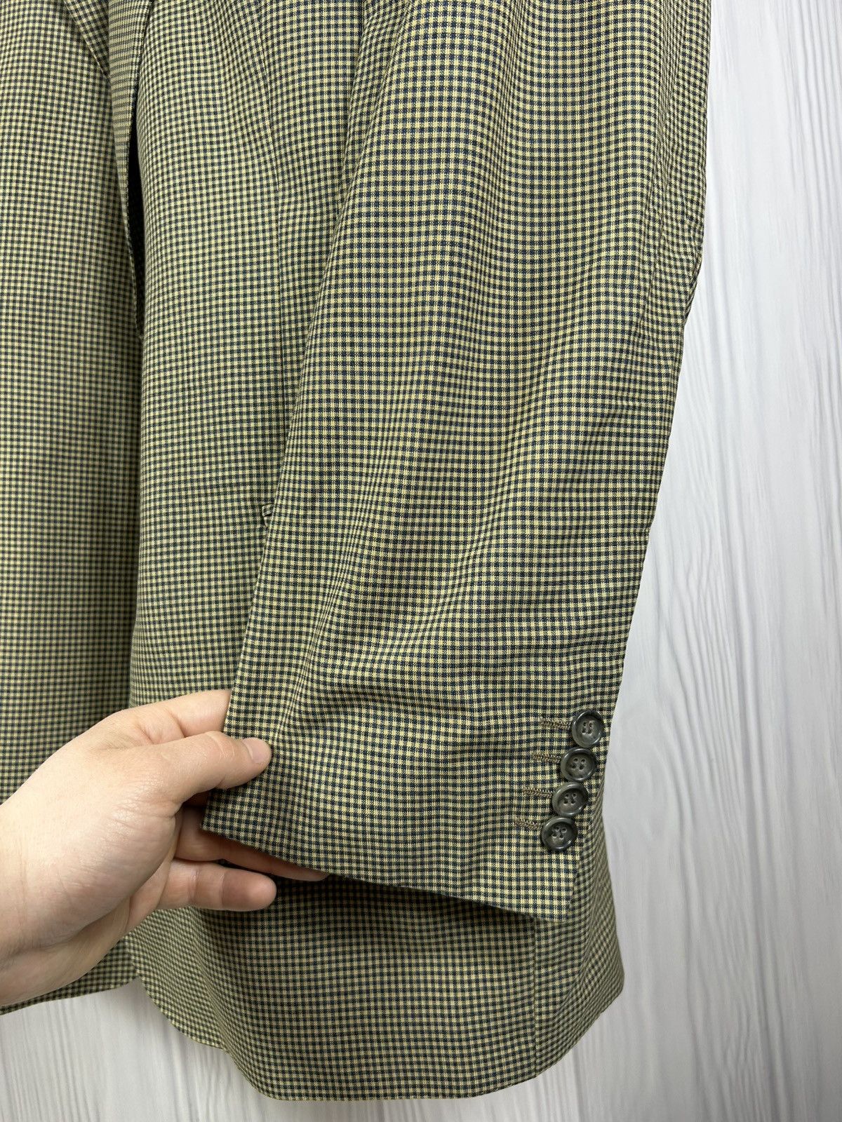Burberry Vintage Burberrys Check Blazer Jacket Size 56 Made Germany Size 46R - 5 Thumbnail