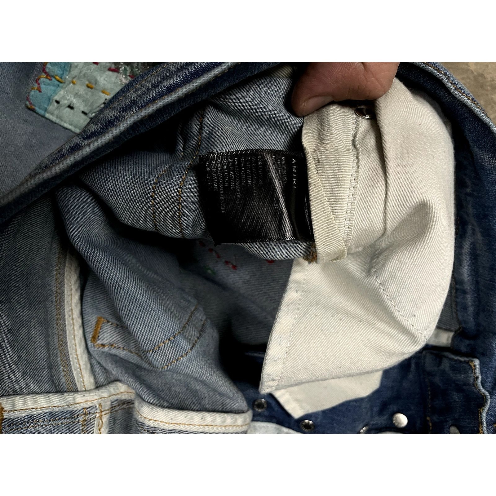 Amiri Amiri Jeans Multi Patch 38 Used Size US 38 / EU 54 - 4 Thumbnail