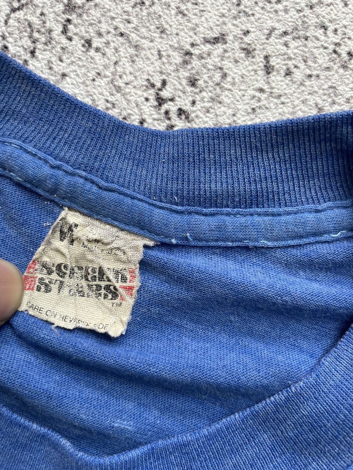 Vintage 80s Vintage Sun Faded Screen Star Fit Kid Fitted Tee Size US M / EU 48-50 / 2 - 3 Thumbnail