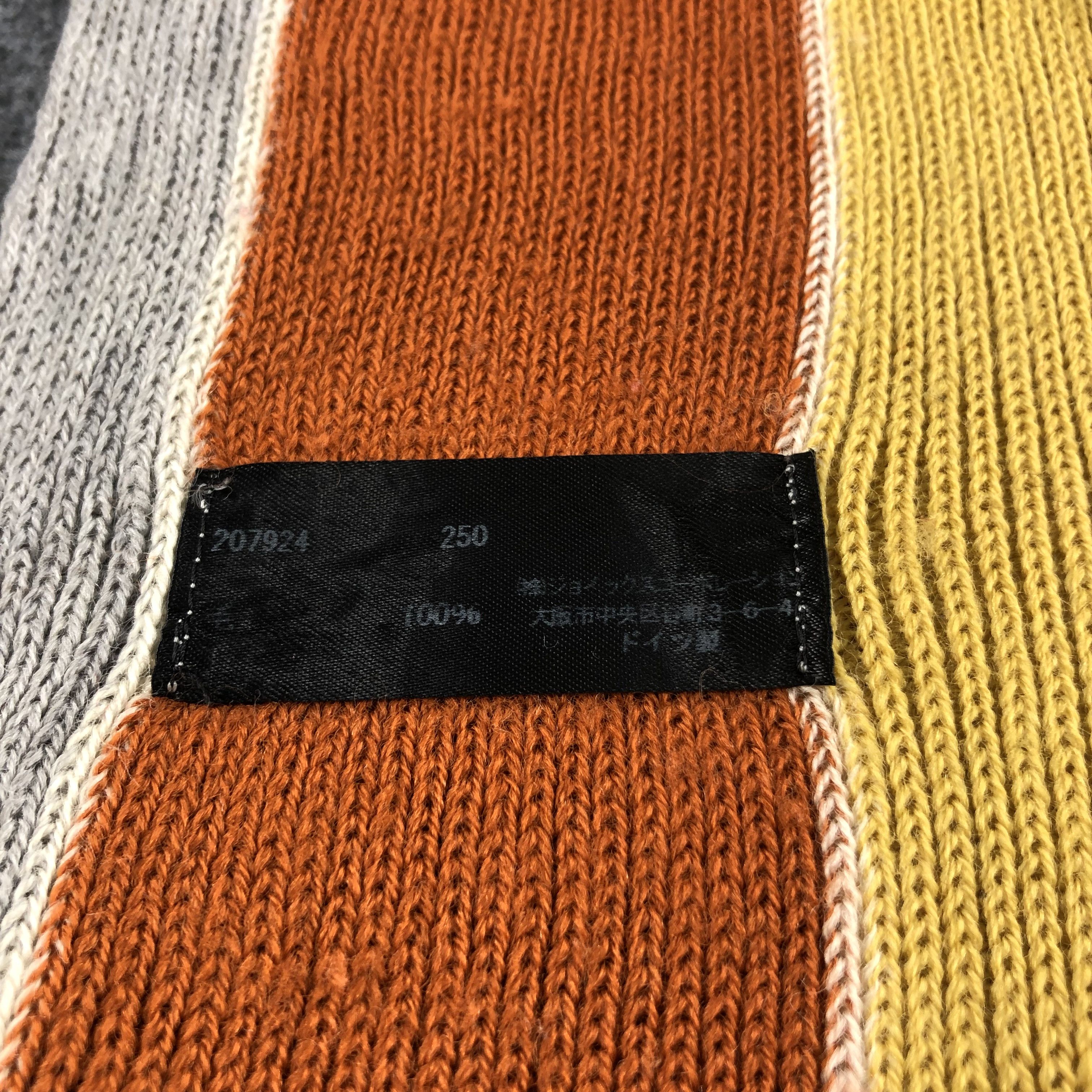 Paul Smith Paul Smith Striped Knit Wool Scarf Muffler V638 Size ONE SIZE - 5 Thumbnail