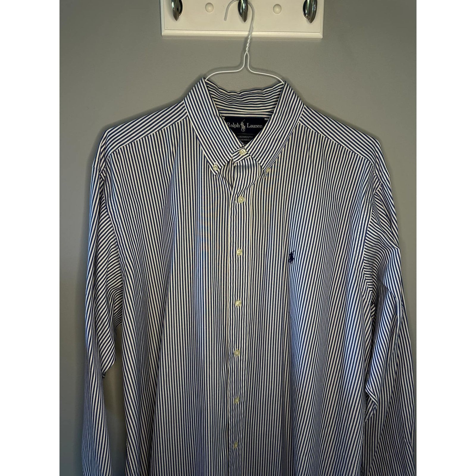 Ralph Lauren Ralph Lauren Yarmouth Pinpoint Oxford Button-Down Shirt XXL Size US XXL / EU 58 / 5 - 4 Thumbnail