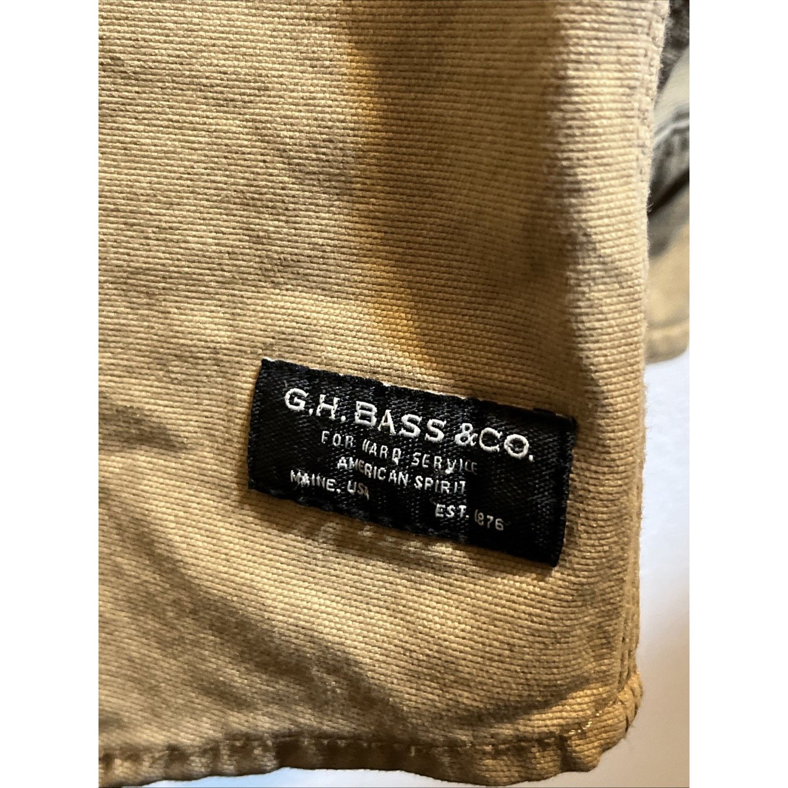 G.H. Bass & Co. G. H. Bass & Co. LS Cotton Button Up Men’s Canvas Shirt M Size US M / EU 48-50 / 2 - 4 Thumbnail