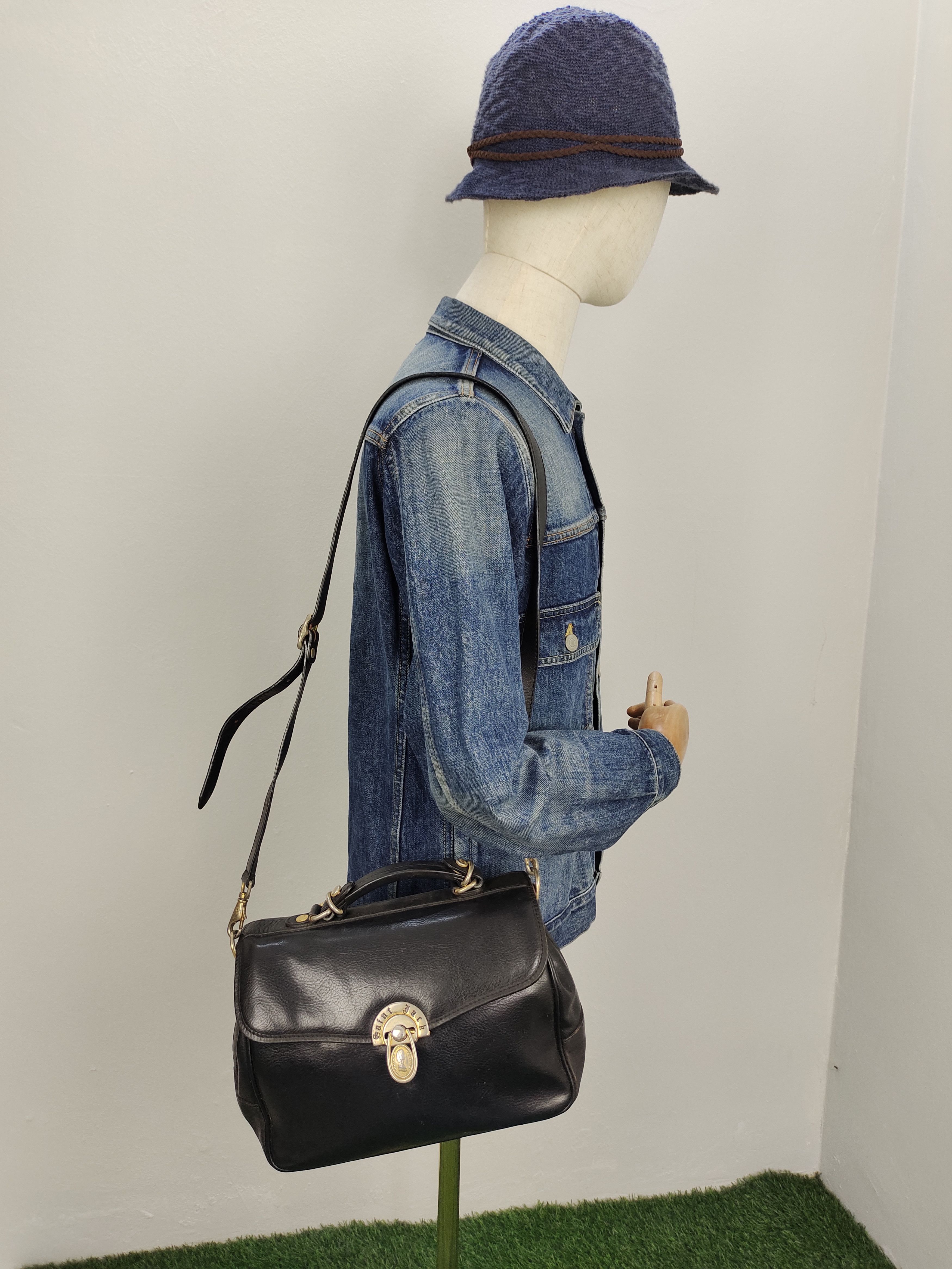 Hysteric Glamour Vintage 80s Saint Jack Patina Leather Shoulder Bag Size ONE SIZE - 2 Thumbnail