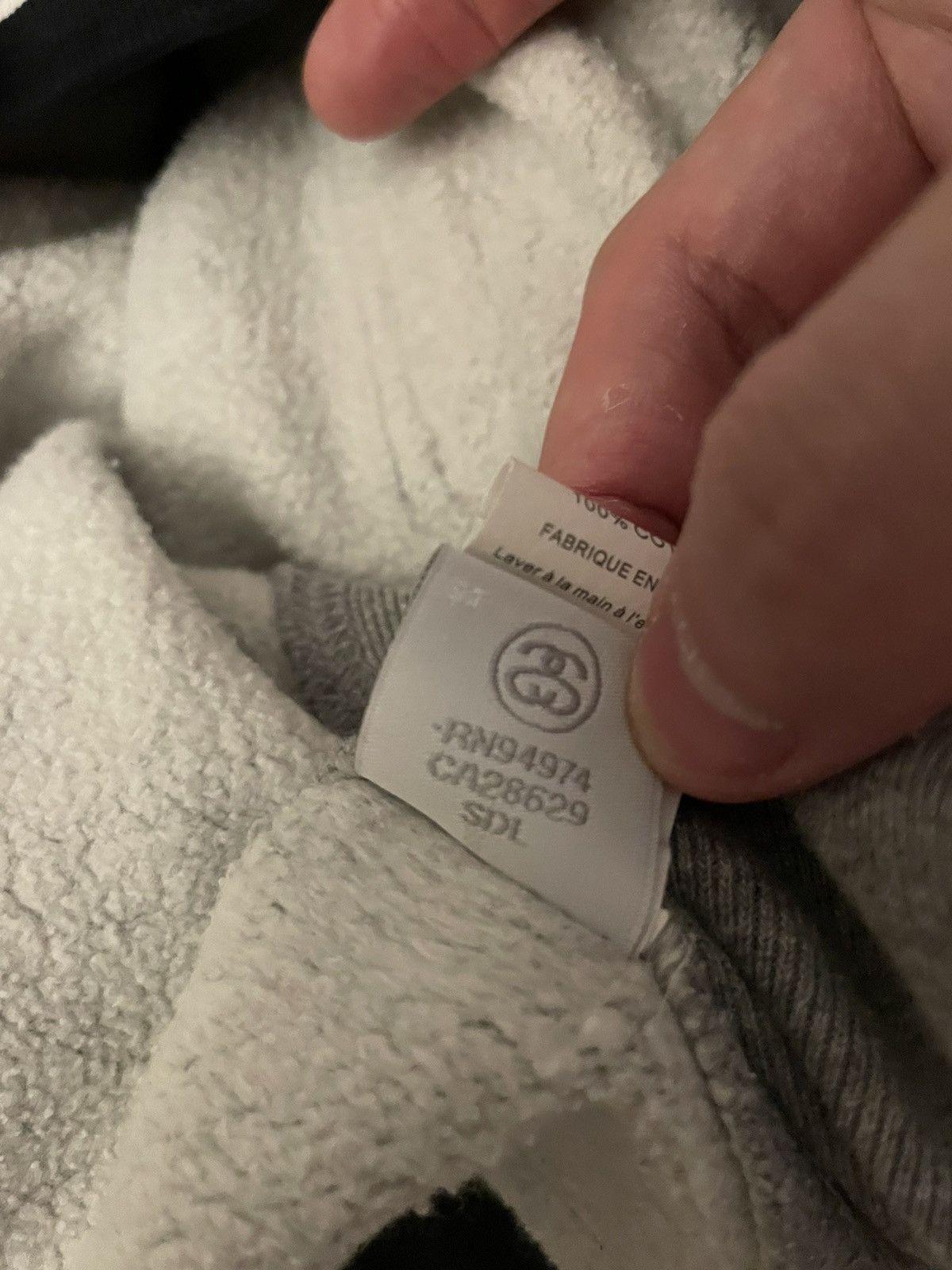 Stussy Rare Vintage Gray Stussy Hoodie Size US M / EU 48-50 / 2 - 7 Thumbnail