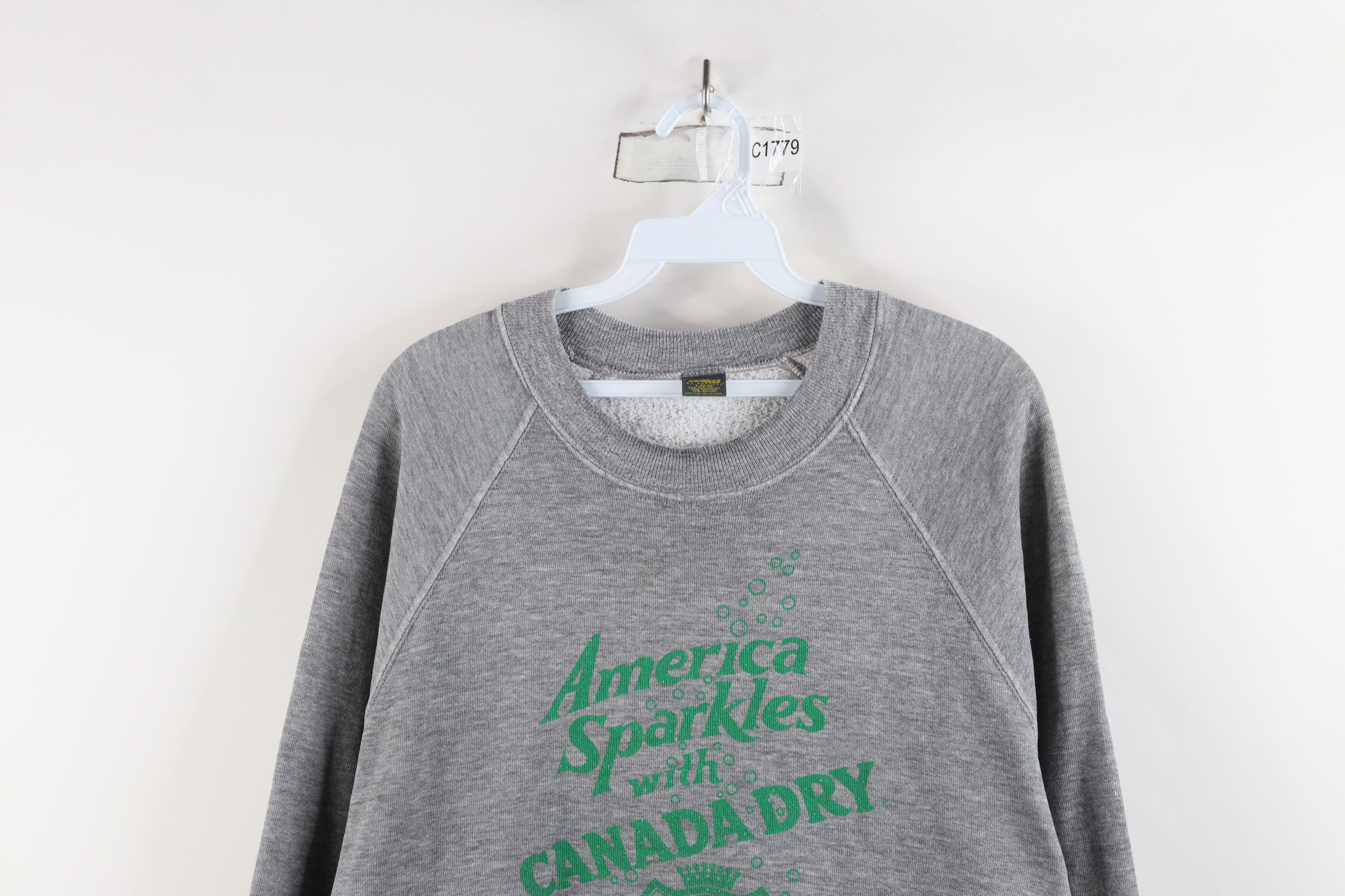 Russell Athletic × Vintage Vintage 70s 80s Russell Athletic Dry Sweatshirt Gray USA Size L / US 10 / IT 46 - 2 Thumbnail