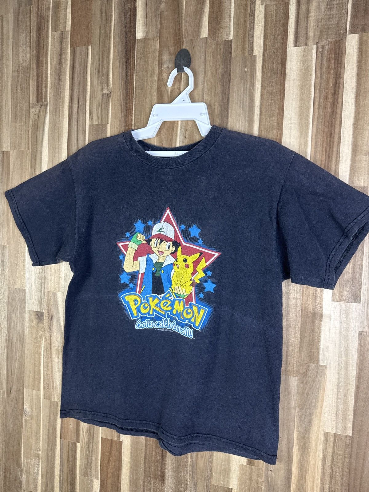 Vintage Vintage Pokemon Tee 90s Size US M / EU 48-50 / 2 - 2 Thumbnail