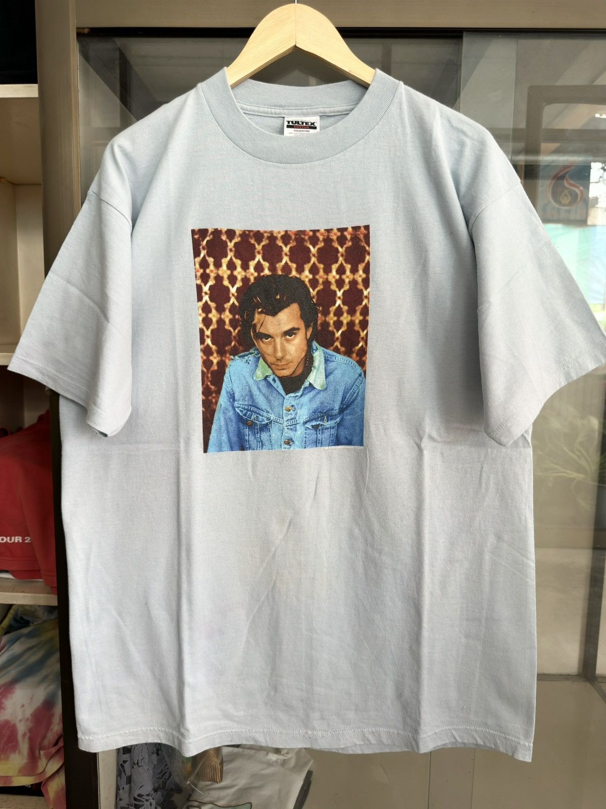 トップス 90S USA TULTEX BUSH Gavin Rossdale XL Bush - Gavin Rossdale Photo 1995 Tour Shirt Size Large