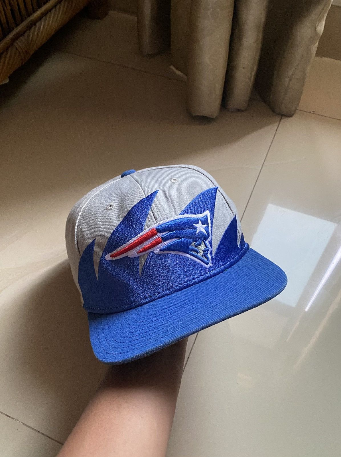 Mitchell & Ness × NFL × Warren Lotas New England Patriot Sharktooth, mitchell & ness snapback Size ONE SIZE - 1 Thumbnail