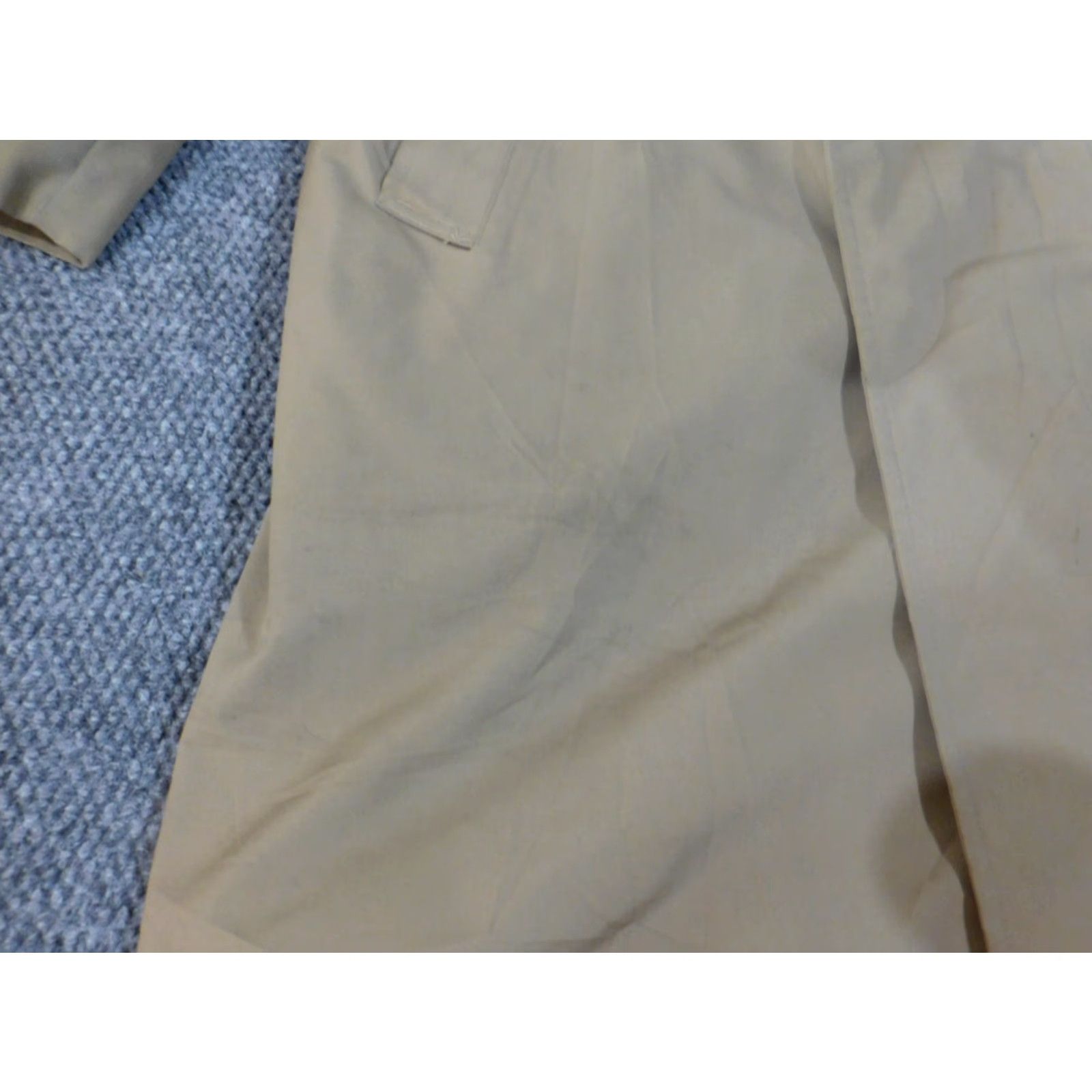 London Fog London Fog Trench Coat Jacket Mens 42 Beige Polyester Lined Double Breasted Vintage No Size US XS / EU 42 / 0 - 5 Thumbnail