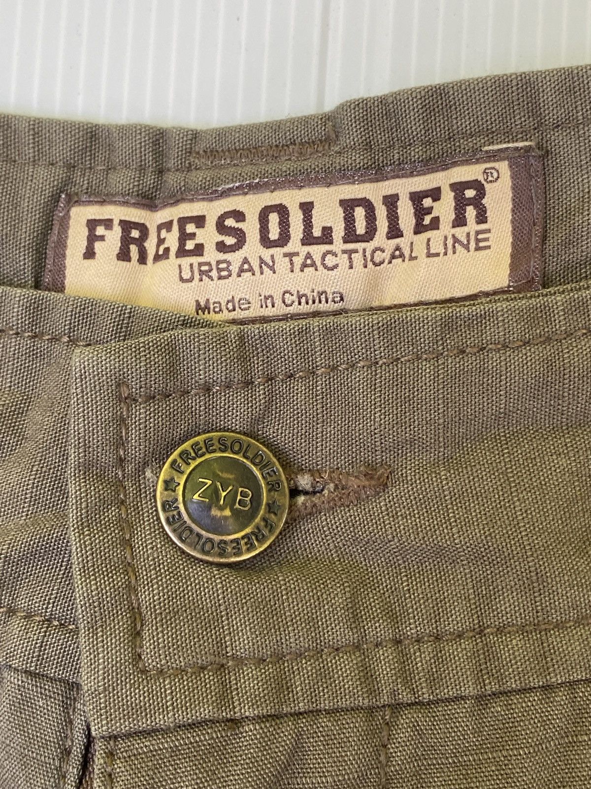 If Six Was Nine × Japanese Brand × Vintage Vintage Free soldier multi pocket cargo pants Size US 36 / EU 52 - 9 Thumbnail