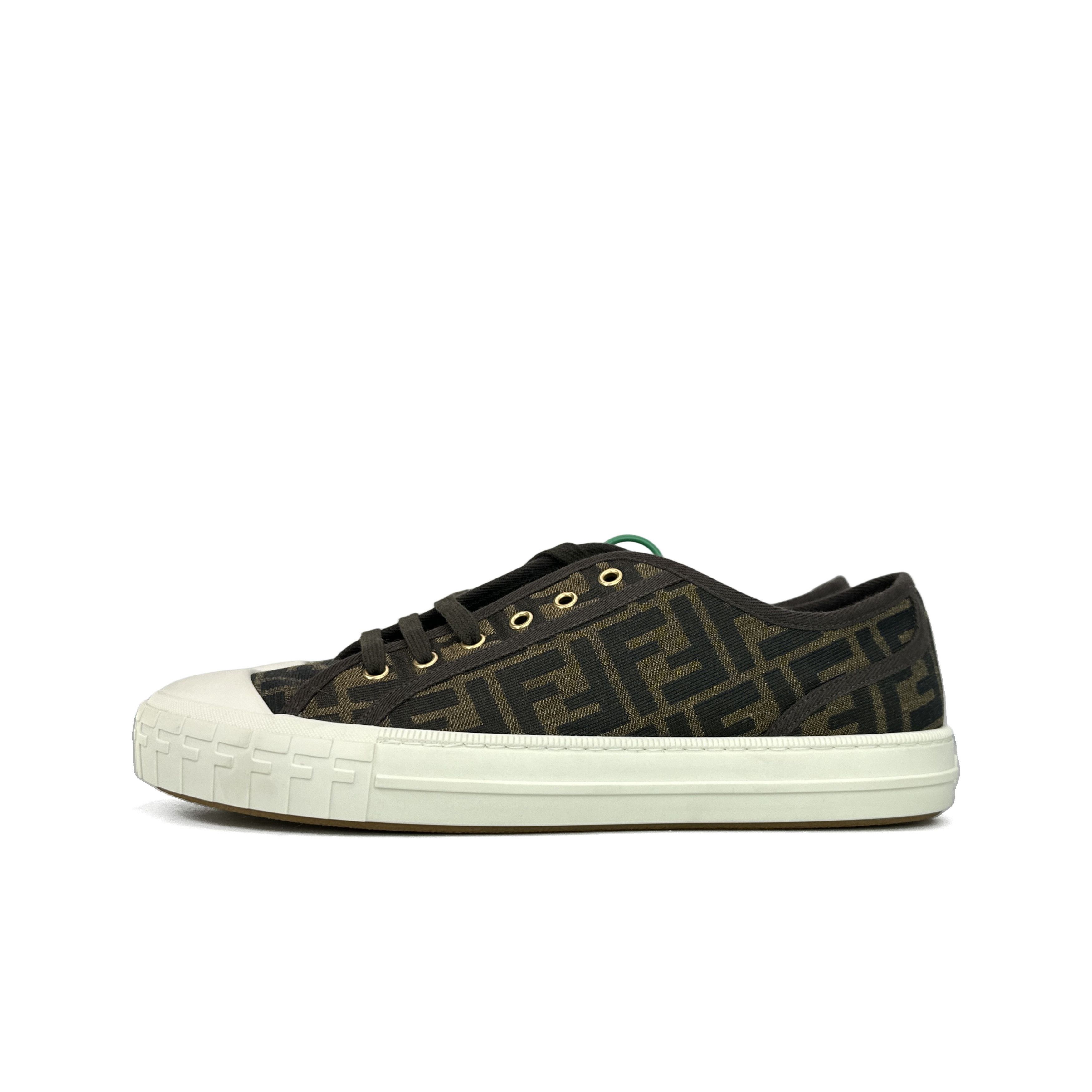 Fendi Fendi FF Logo Low-Top Sneakers Size 10.5 Size US 10.5 / EU 43-44 - 1 Thumbnail
