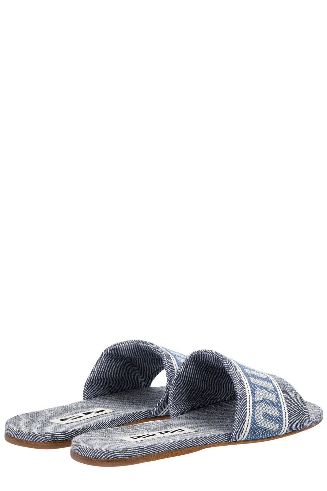 Miu Miu o1la1rc1a0724 Denim Sandals in Multicolor Size US 5.5 / IT 35.5 - 3 Thumbnail
