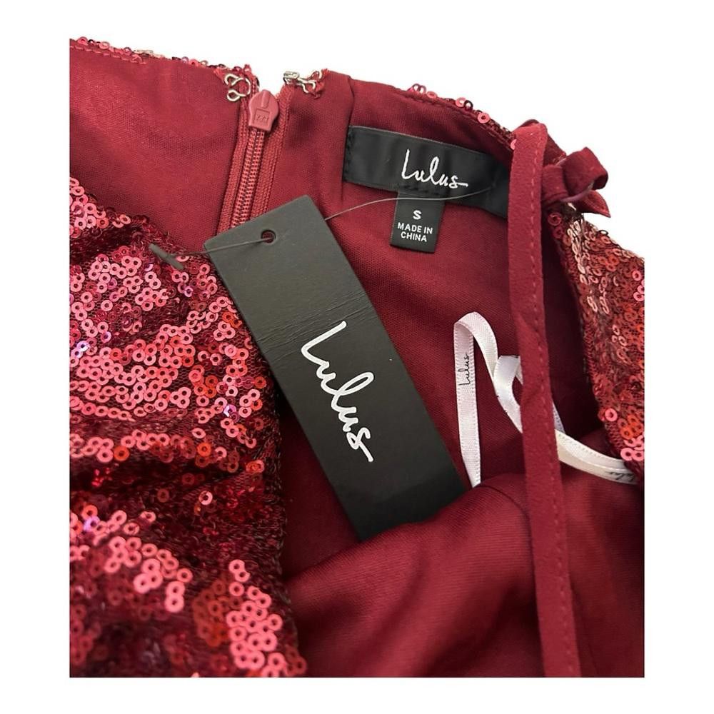 Lulus Lulus l NWT Red Sequin Dress Small Size S / US 4 / IT 40 - 7 Thumbnail