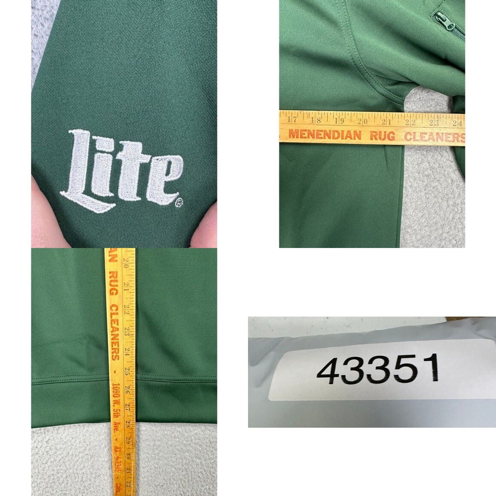 Vintage VINTAGE? No. New York Jets Clique Sweatshirt Mens Medium Green Pullover Football Zipper Knit Mock? Size US M / EU 48-50 / 2 - 8 Thumbnail