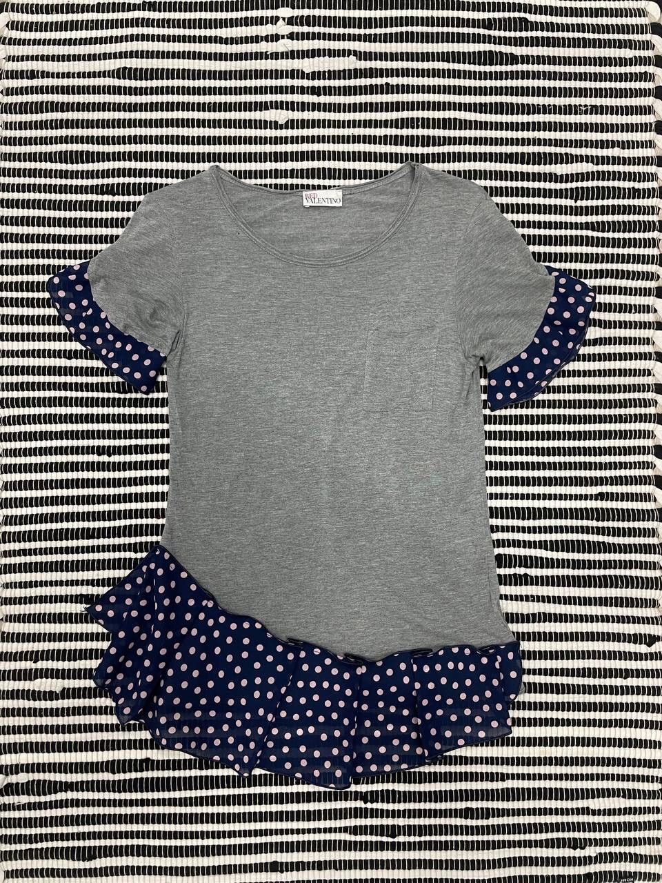 Japanese Brand × RED Valentino × Valentino Vintage Red Valentino Silk Tee T-Shirt Y2K Size S / US 4 / IT 40 - 1 Thumbnail