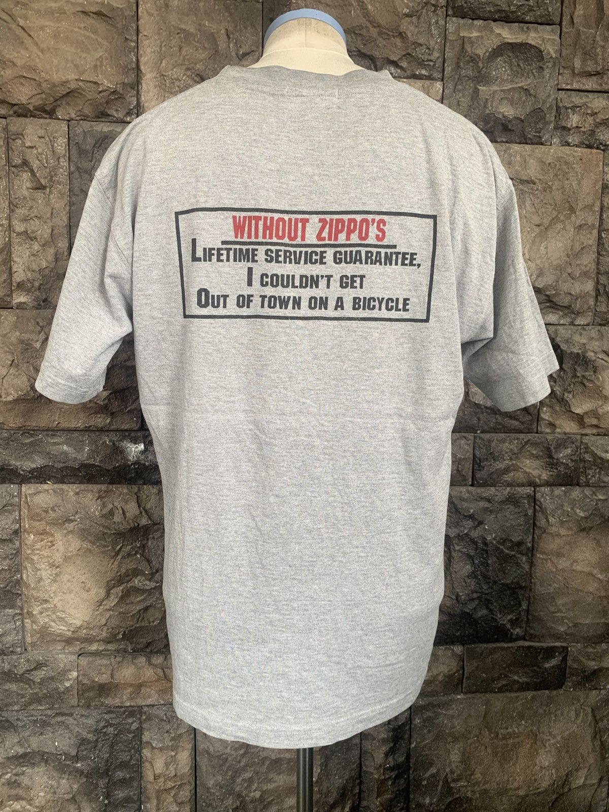 Zippo Vintage Zippo Metal Lighter Brand T shirt Size US L / EU 52-54 / 3 - 1 Thumbnail