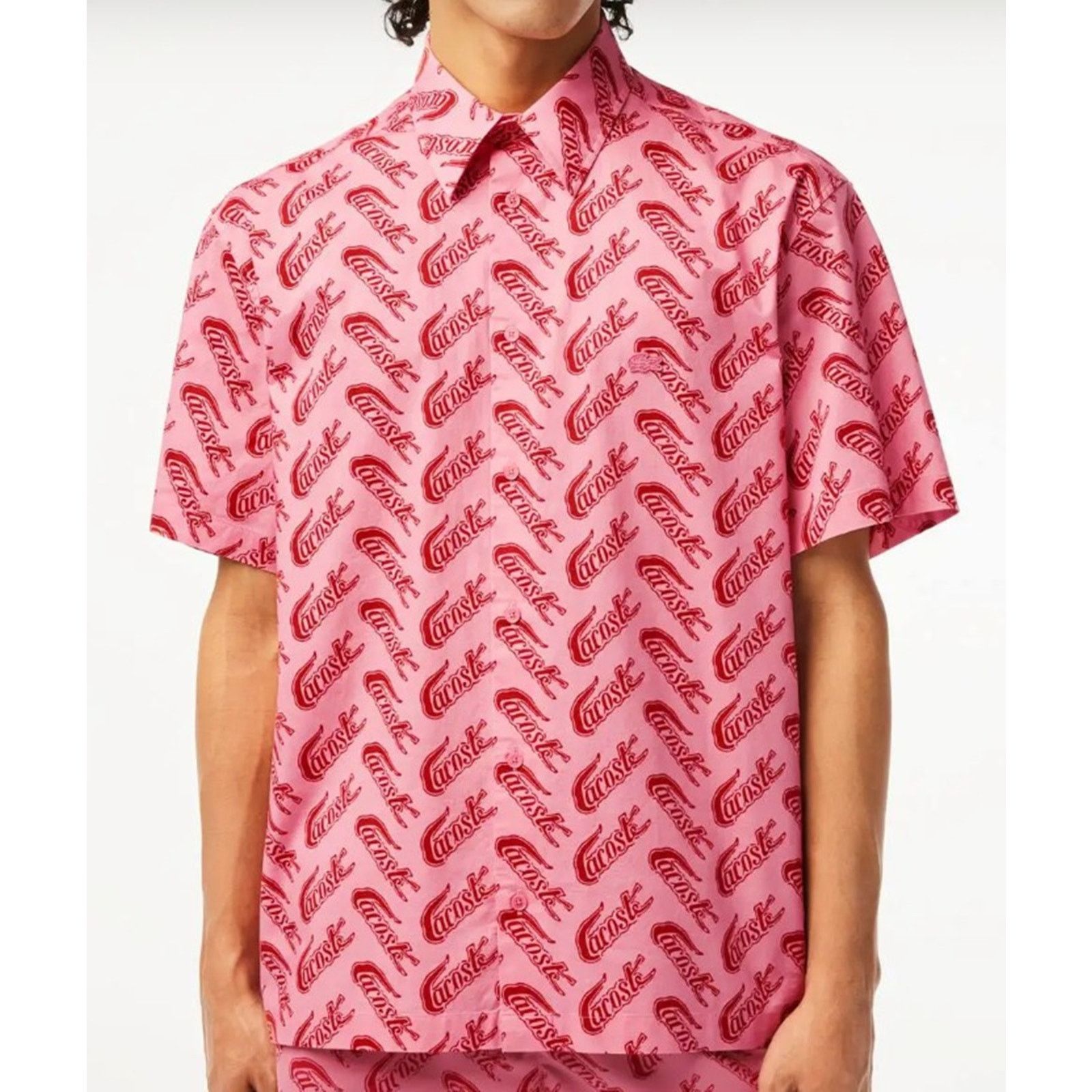 Lacoste Lacoste Short Sleeve Relaxed Fit Shirt Lighthouse Red 2XL Size US XXL / EU 58 / 5 - 1 Thumbnail