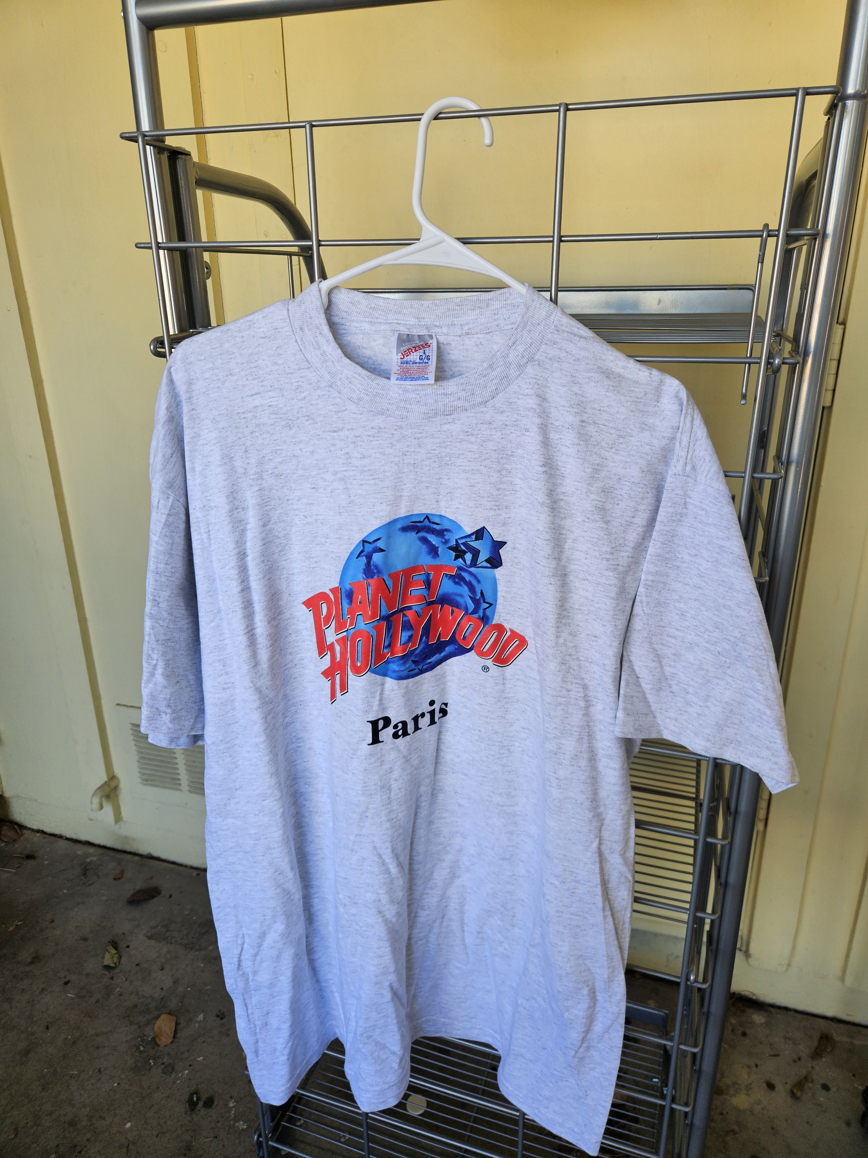 Planet Hollywood Planet Hollywood Paris 90s Vintage Jerzees Tee Size US L / EU 52-54 / 3 - 1 Thumbnail