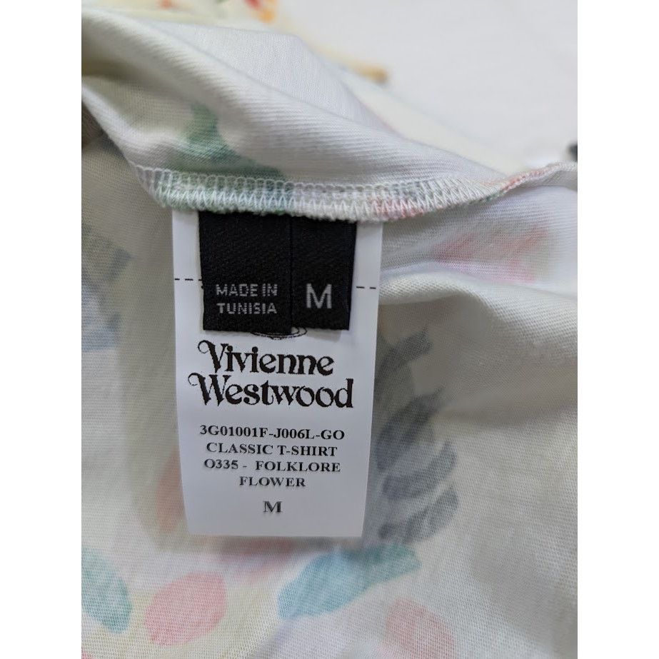 Vivienne Westwood o1rshd1 Classic T-Shirt Folklore Flower in Multicolor Size US M / EU 48-50 / 2 - 11 Thumbnail
