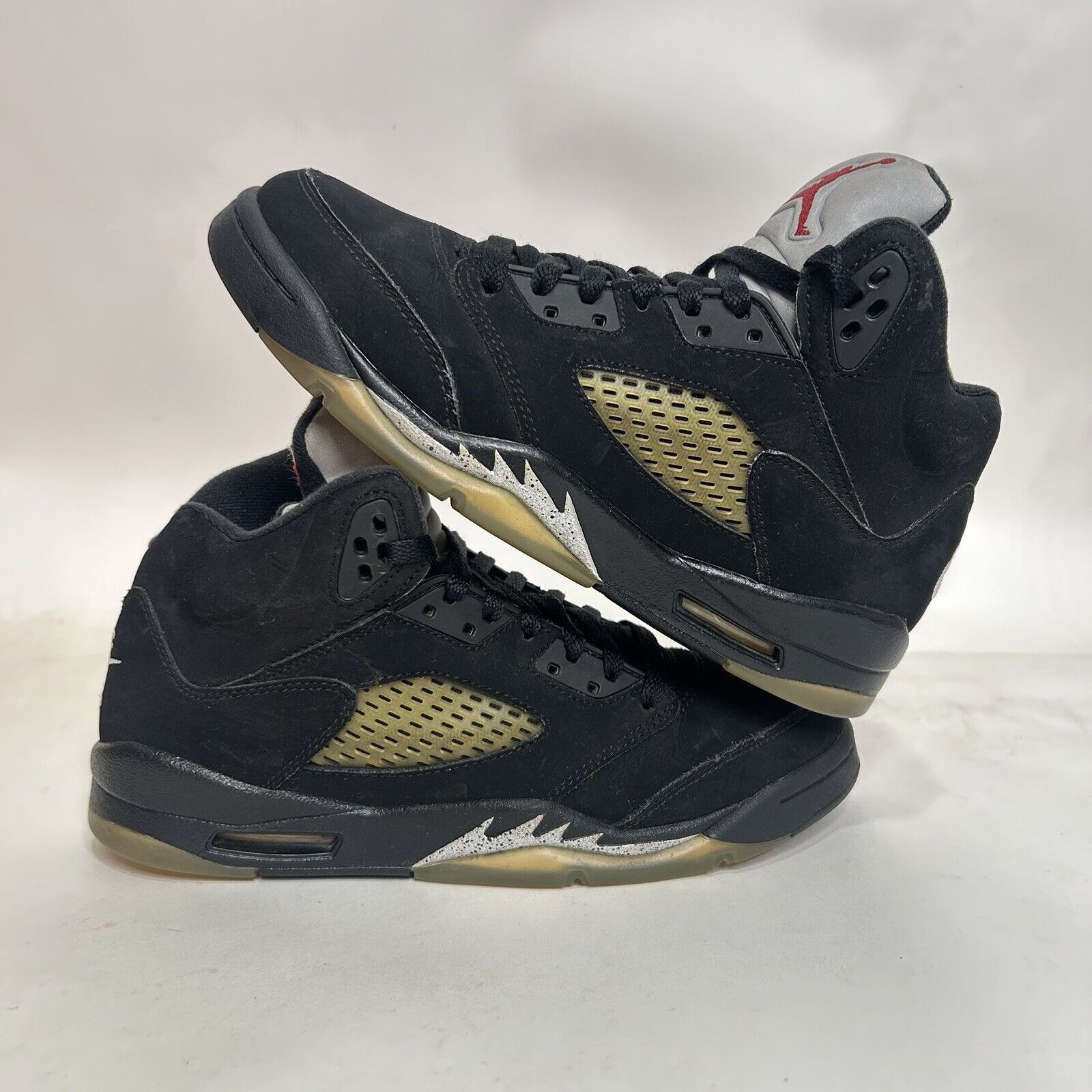 Jordan Brand Nike Shoes Air Jordan 5 Retro BG “Black Metallic” 2024 Size US 8.5 / IT 38.5 - 1 Thumbnail