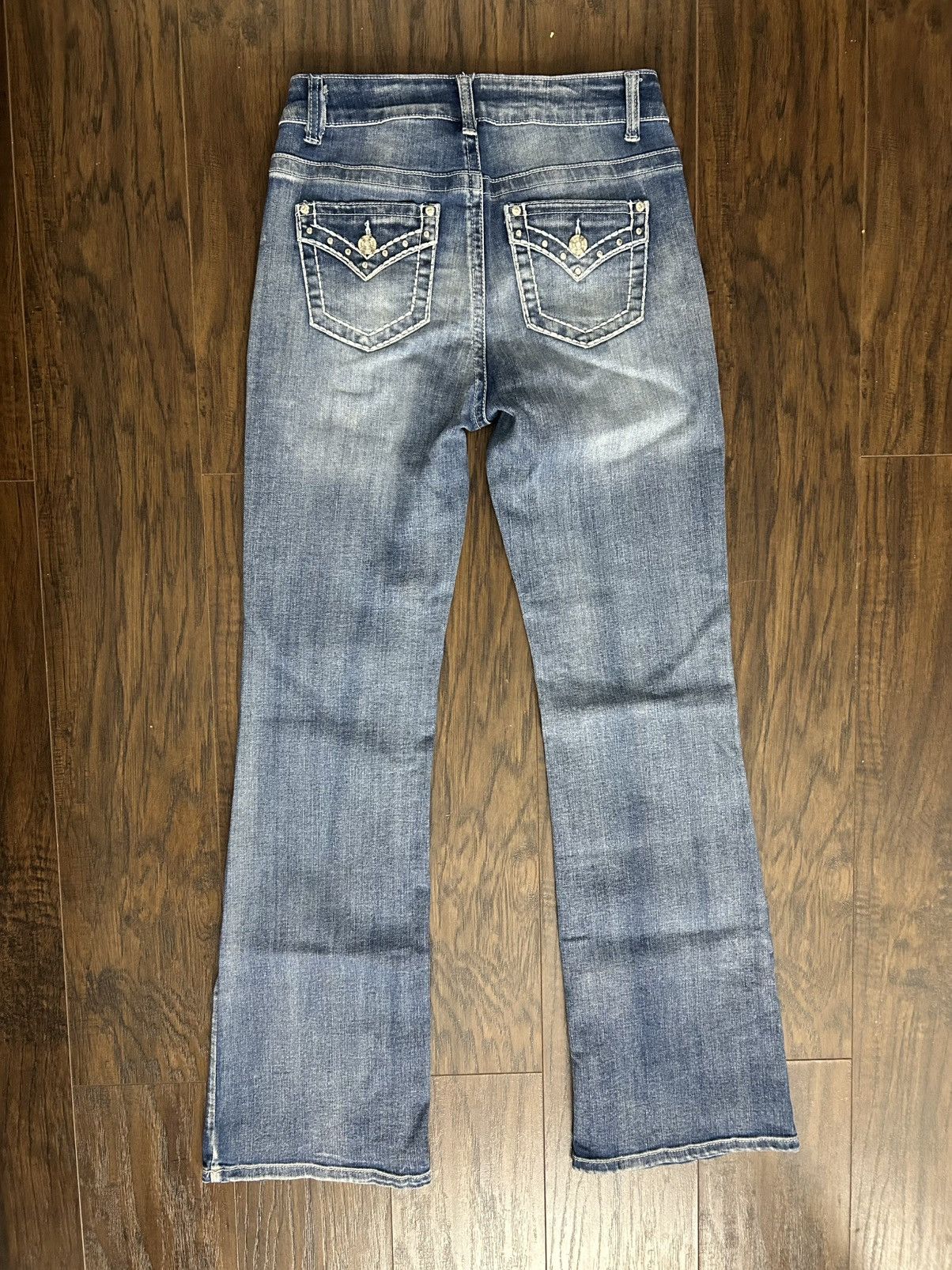Other Blinged Classic Bootcut Jeans Size 28" / US 6 / IT 42 - 3 Thumbnail