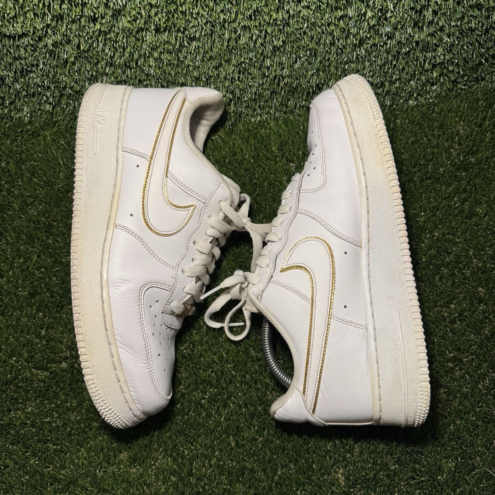 Nike Size 10 - Nike Air Force 1 07 ESS Metallic Gold W Size US 10 / IT 40 - 3 Thumbnail