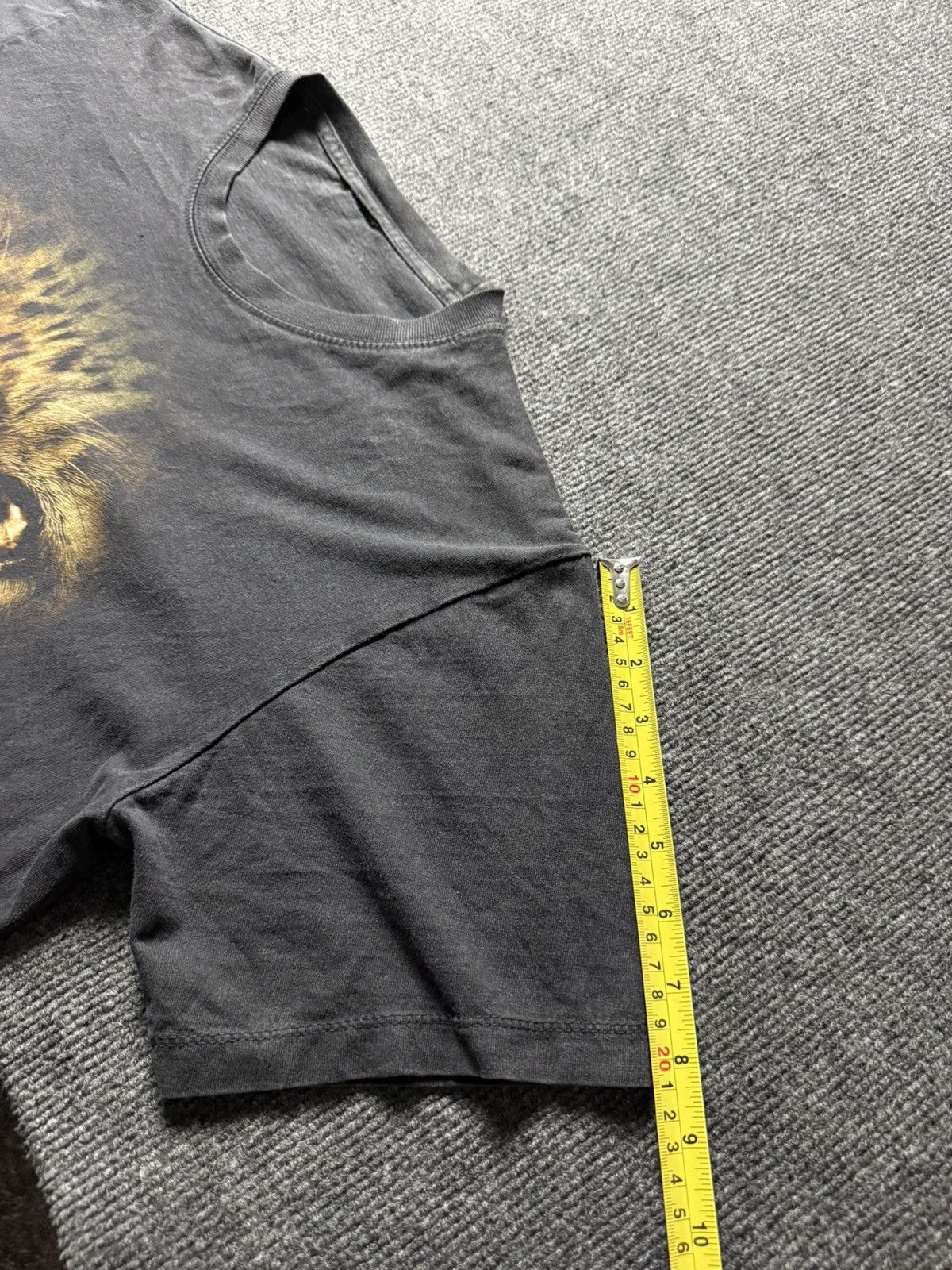 Vintage 00s Y2K Leopard Graphic T Shirt Double Sided Animal Tee Size US L / EU 52-54 / 3 - 22 Thumbnail