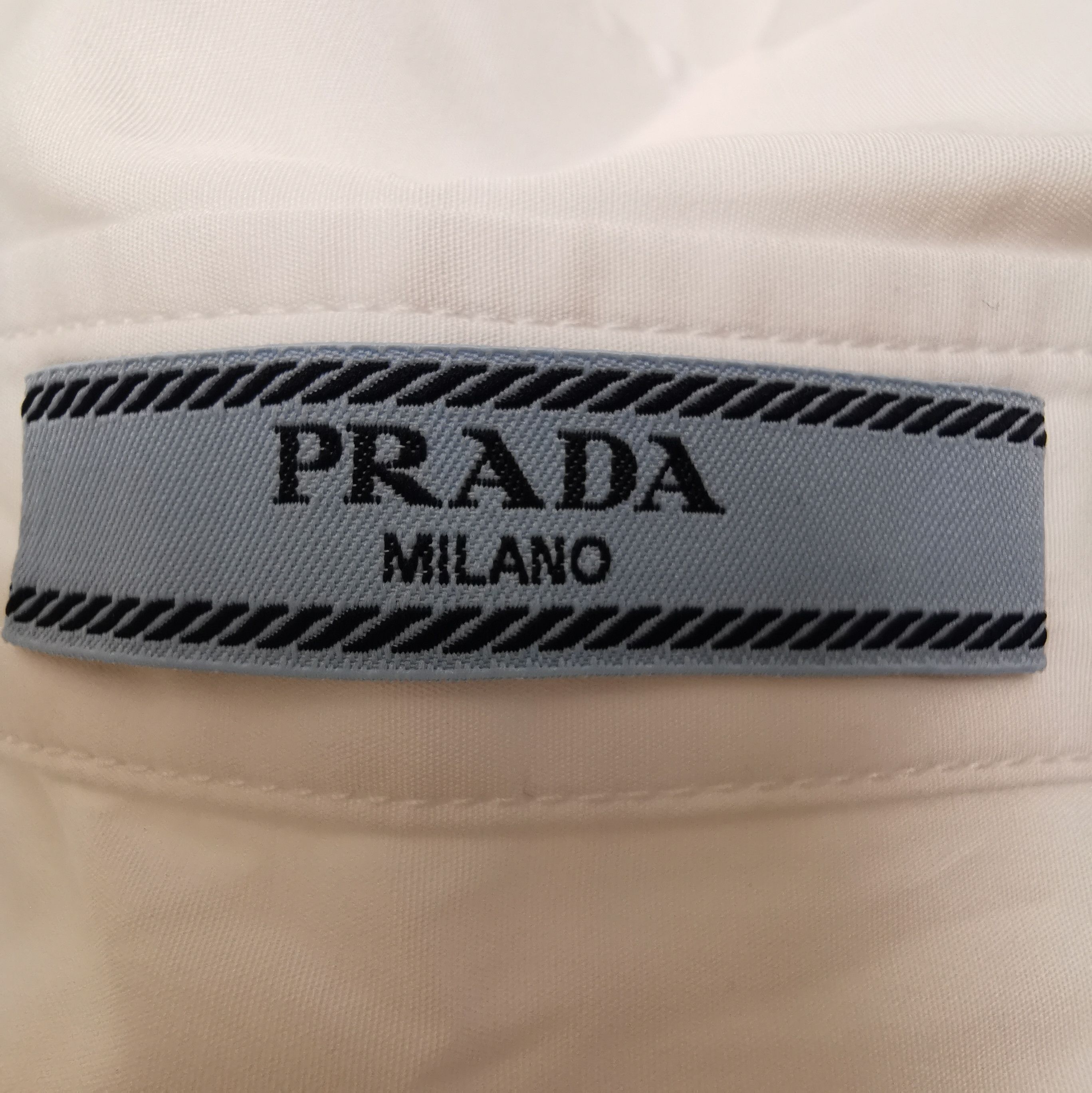 Prada Prada Classic Cotton White Dress Shirt . Size L / US 10 / IT 46 - 4 Thumbnail