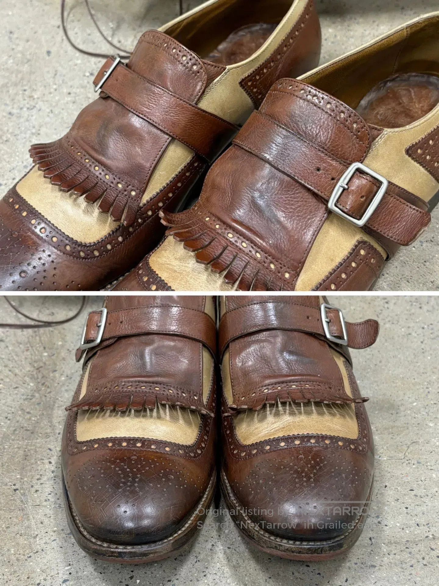 Church's Vintage Churchs Monks and Brogues Shoes. Size US 9 / EU 42 - 5 Thumbnail