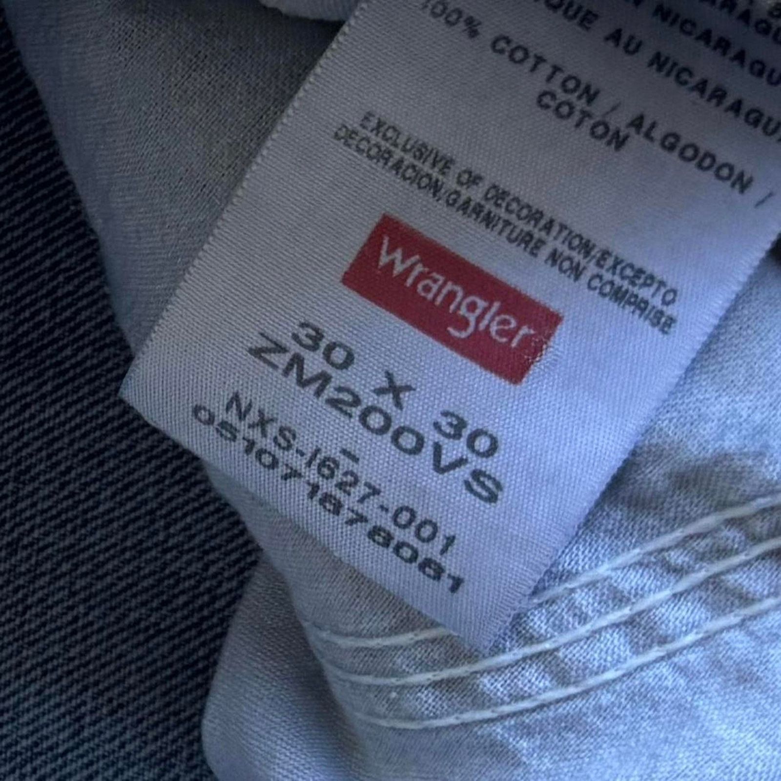 Vintage × Wrangler Vintage Y2K Blue Denim Essential Wrangler Denim Jeans Size US 29 - 5 Thumbnail