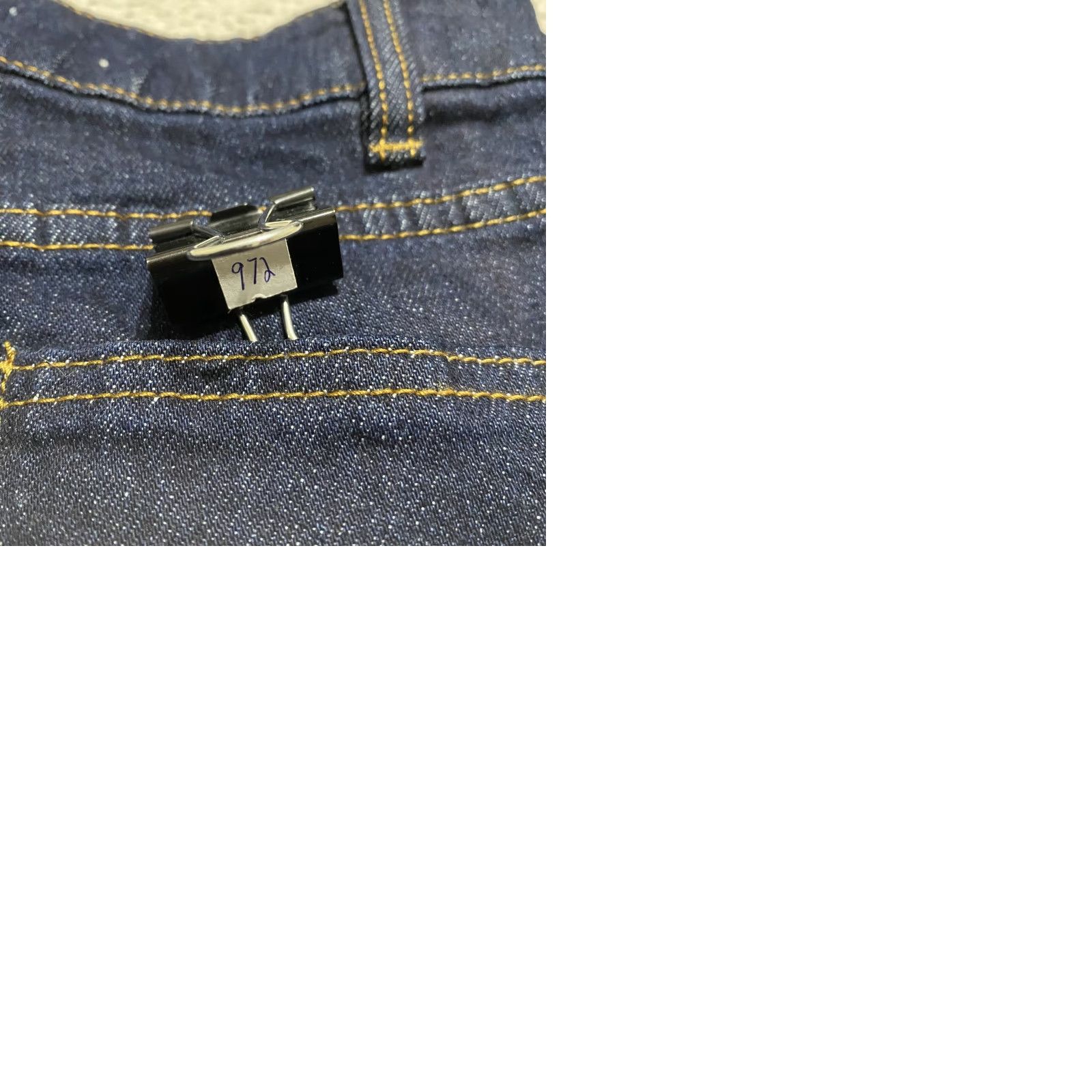 Vintage OAT New York Jeans Womens 2 Blue Denim Wide Leg High Rise Raw Hem Cropped Crop Wide-Leg Jeans Womens M2 LOY? Size 26" / US 2 / IT 38 - 9 Thumbnail