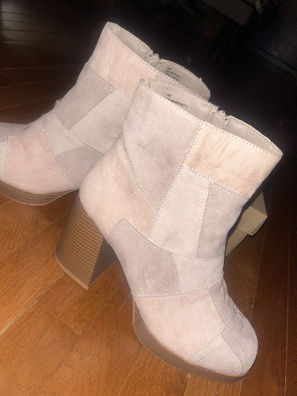Sugar NWB Warrant 2 Patchwork Boots Size US 10 / IT 40 - 3 Thumbnail