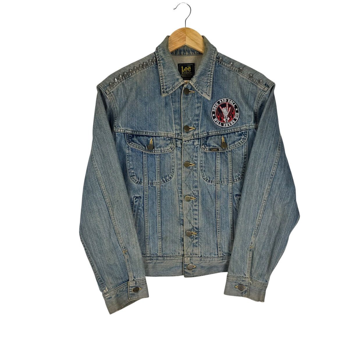 Lee ☀️LEE RIDERS CUSTOM RANCID DENIM JACKET Size US L / EU 52-54 / 3 - 3 Thumbnail