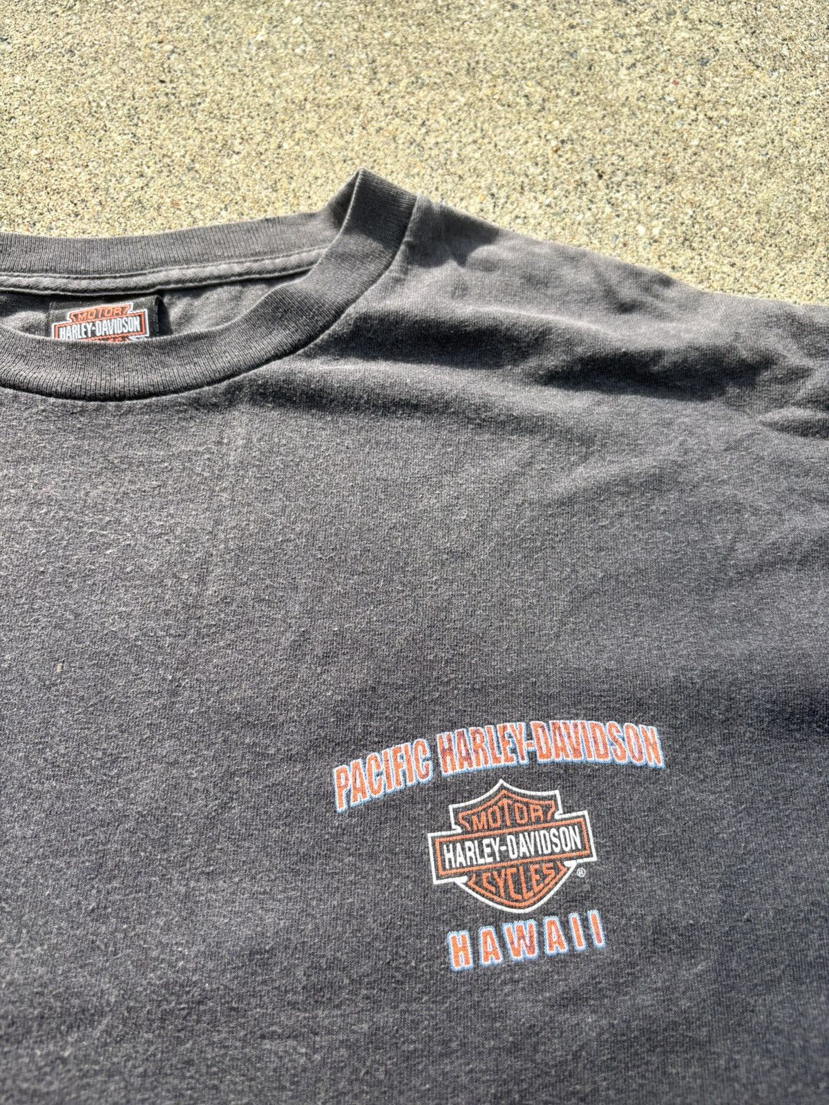 Harley Davidson Vintage 2003 Harley Davidson Hawaii Faded Tee Size US XL / EU 56 / 4 - 3 Thumbnail