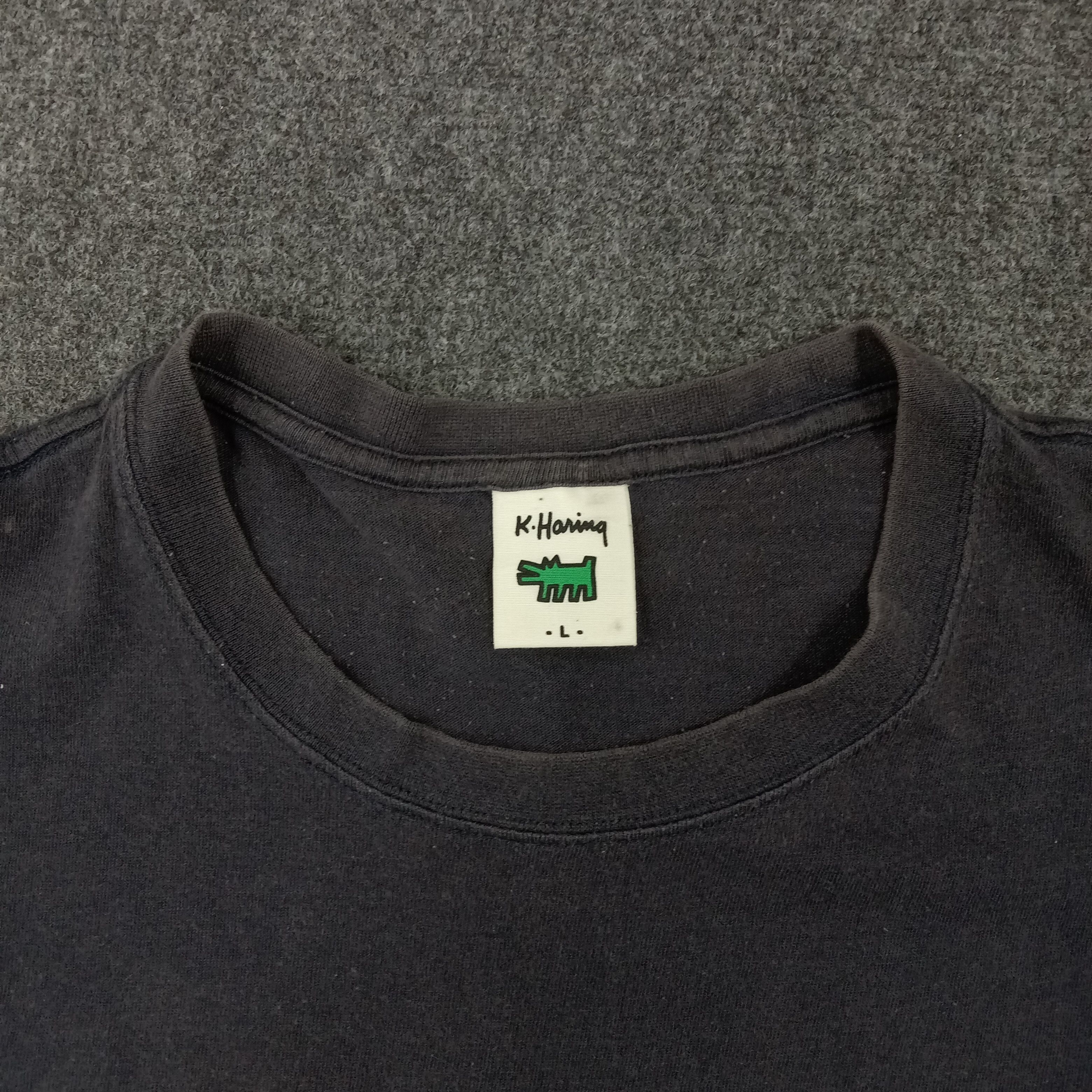Keith Haring × Vintage Keith Haring American Designer Wild Oats Tshirt Size US L / EU 52-54 / 3 - 4 Thumbnail