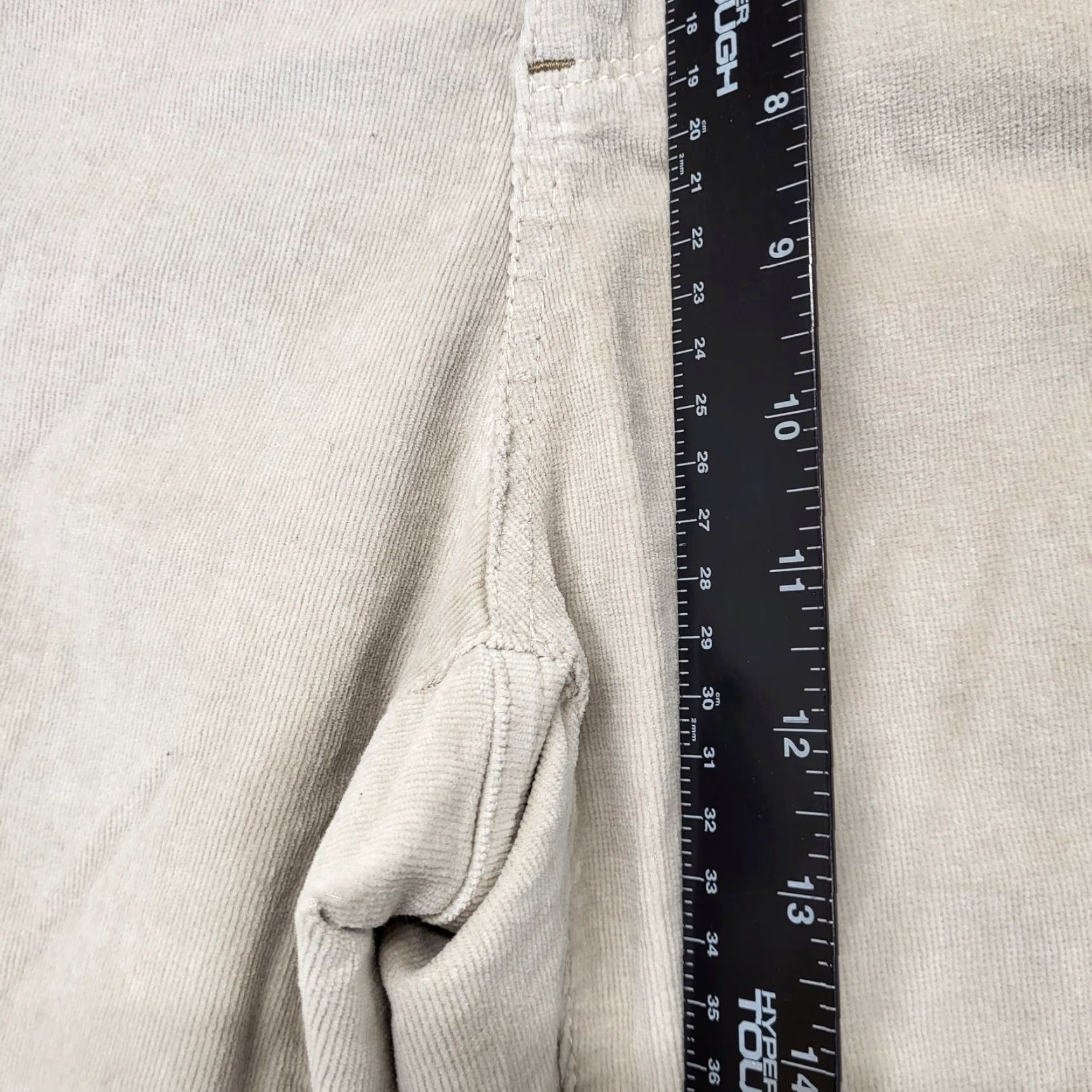 Denime CJ Banks Jeans Womens 22W Beige Denim Straight 5-Pocket Plus Size Size 40" / US 18 - 4 Thumbnail