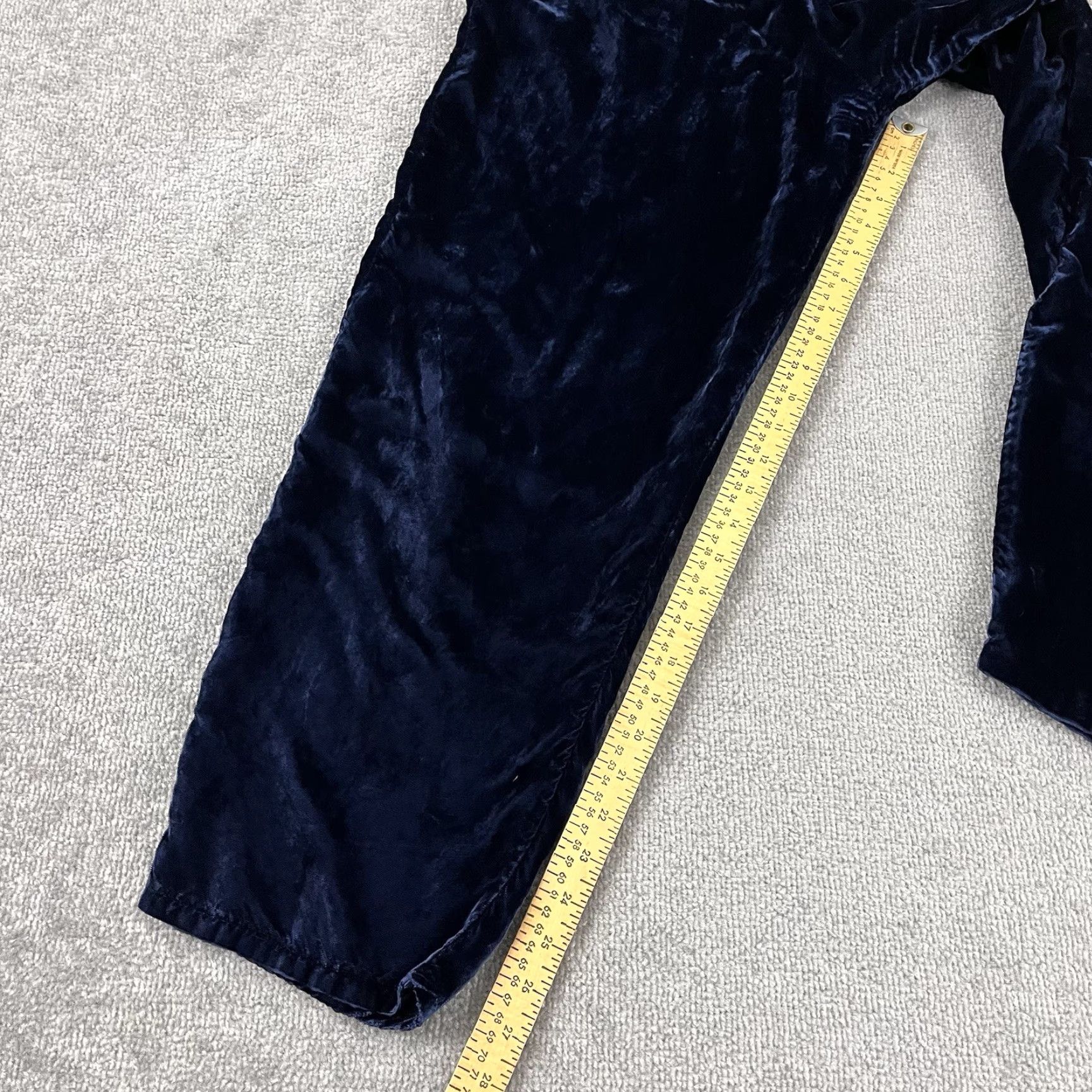 Vintage VINTAGE Louis Simon La Libellule Pants Women’s Small Blue 100% Silk Lounge Pant Summer Formal Classic Slim Fit Men/Women? Size 28" / US 6 / IT 42 - 4 Thumbnail