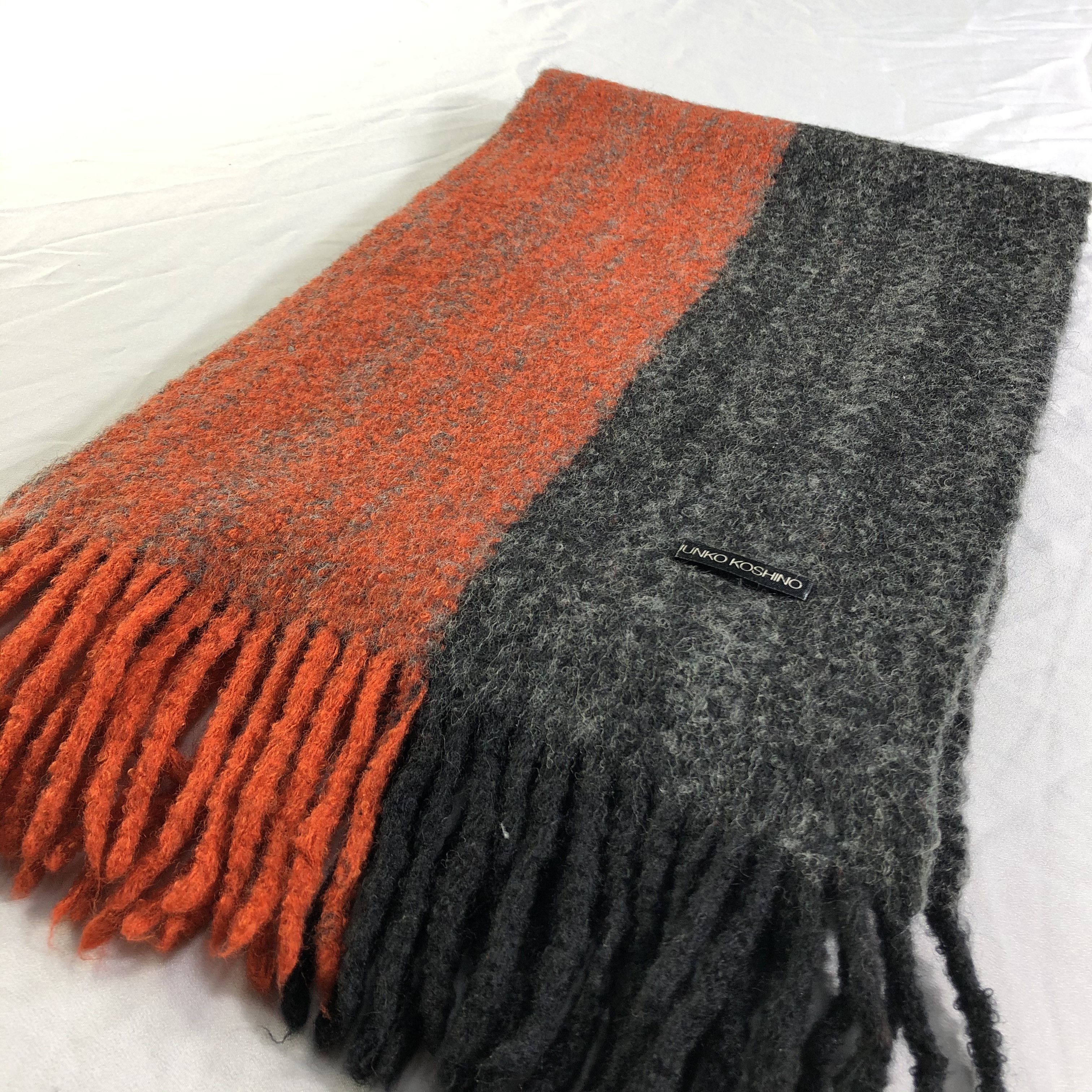 Mr. Junko Junko Koshino Cashmere Scarf Muffler Neckwear V2202 Size ONE SIZE - 3 Thumbnail
