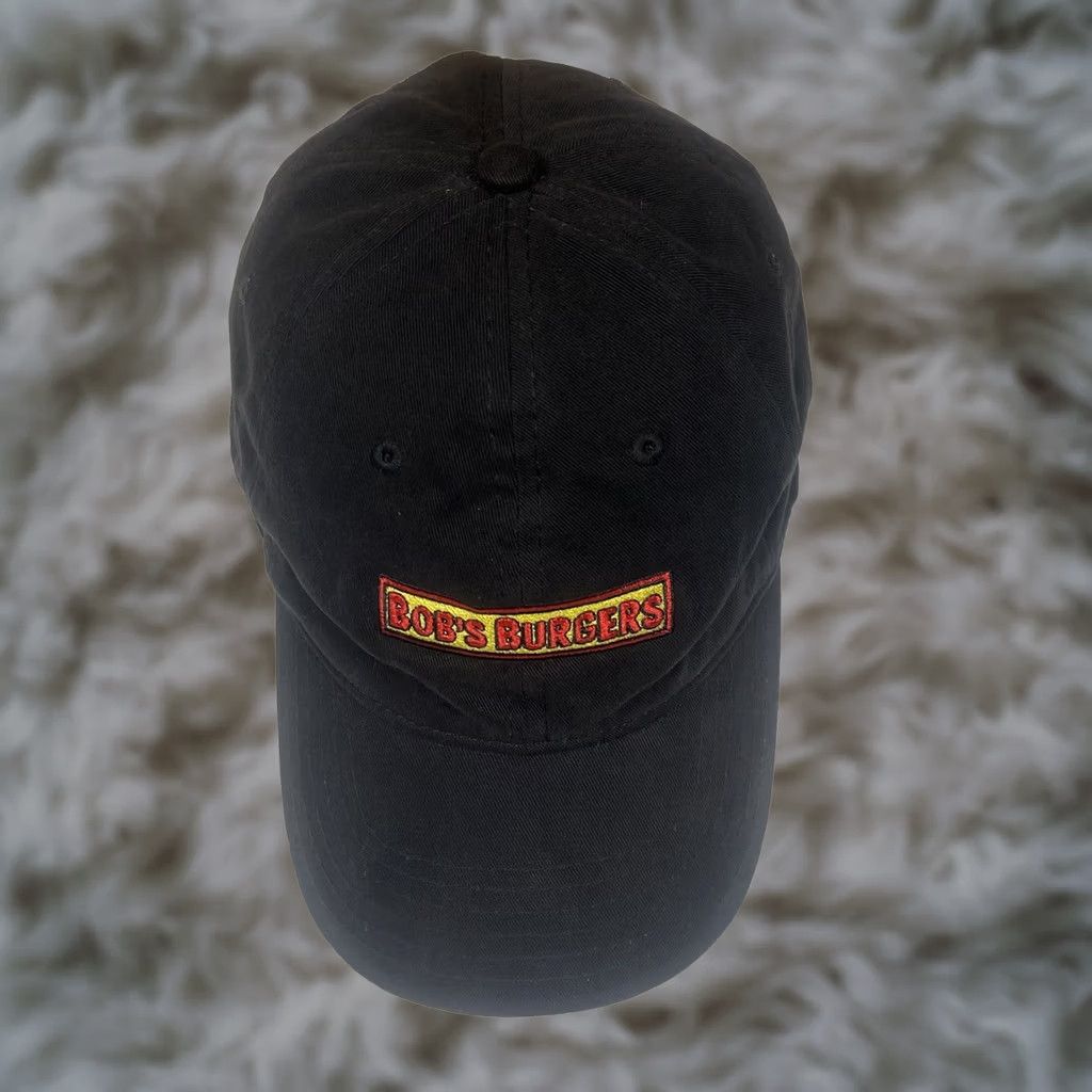 Vintage Bob’s Burgers Adult Adjustable StrapBack Baseball HatCap Black One Size Fits All Cap, Embroidered, Cotton, Men, Baseball Cap Size ONE SIZE - 1 Thumbnail