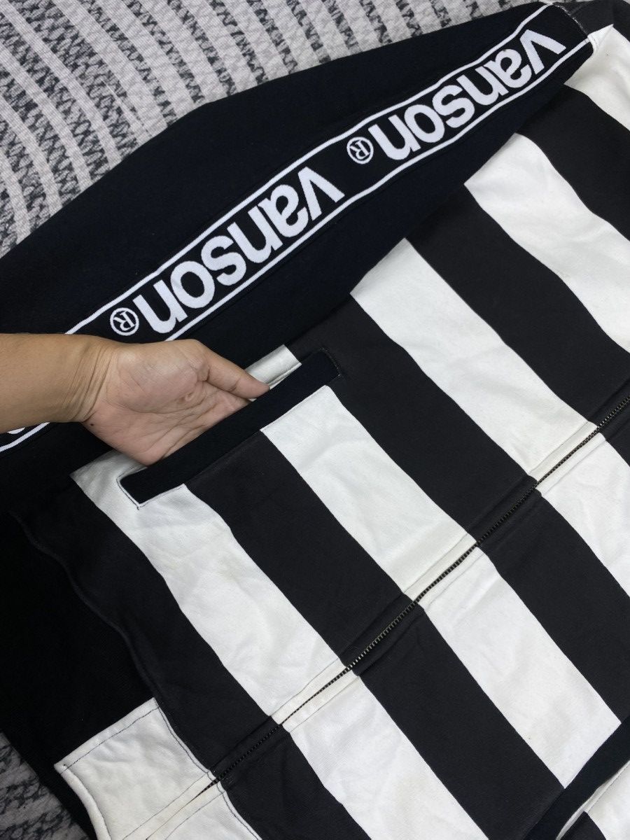 Vanson Leathers 🔥STEALS Vanson X T.F.O Embroidery Logo Stripes Zipper Jacket Size US M / EU 48-50 / 2 - 9 Thumbnail
