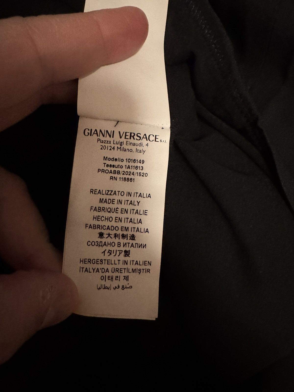 Versace Versace Black Open Back Silk Trim Body Size S / US 4 / IT 40 - 9 Thumbnail