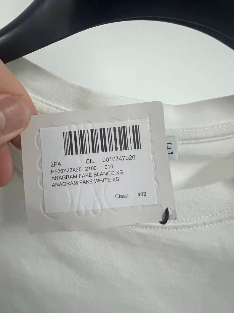 Loewe LOEWE Embroidered Logo printed fake pocket round neck shor Size XS / US 0-2 / IT 36-38 - 3 Thumbnail