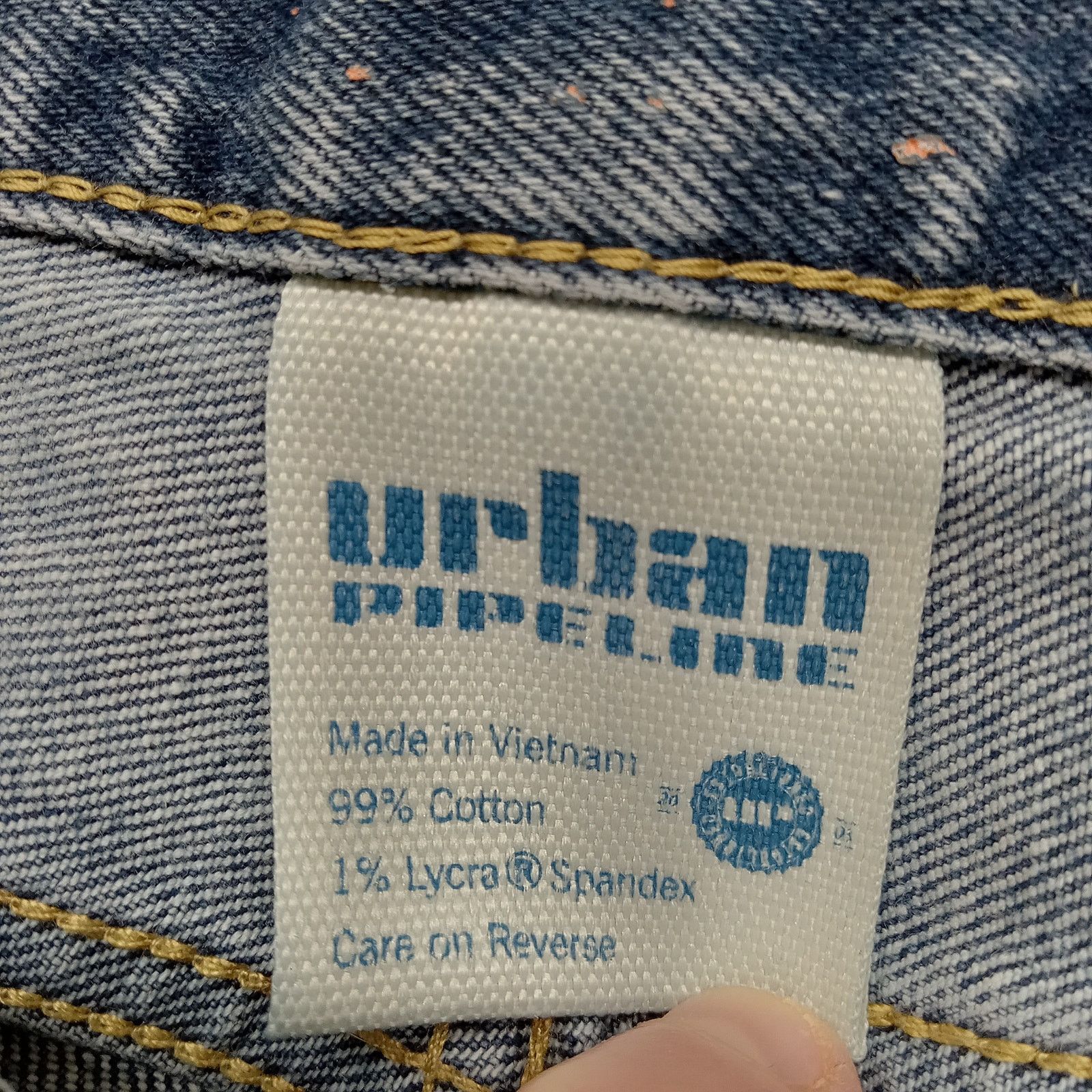 Urban Pipeline Urban Pipeline 33 X 30 Men's Denim Boot Cut Cotton Blue Size US 33 - 5 Thumbnail