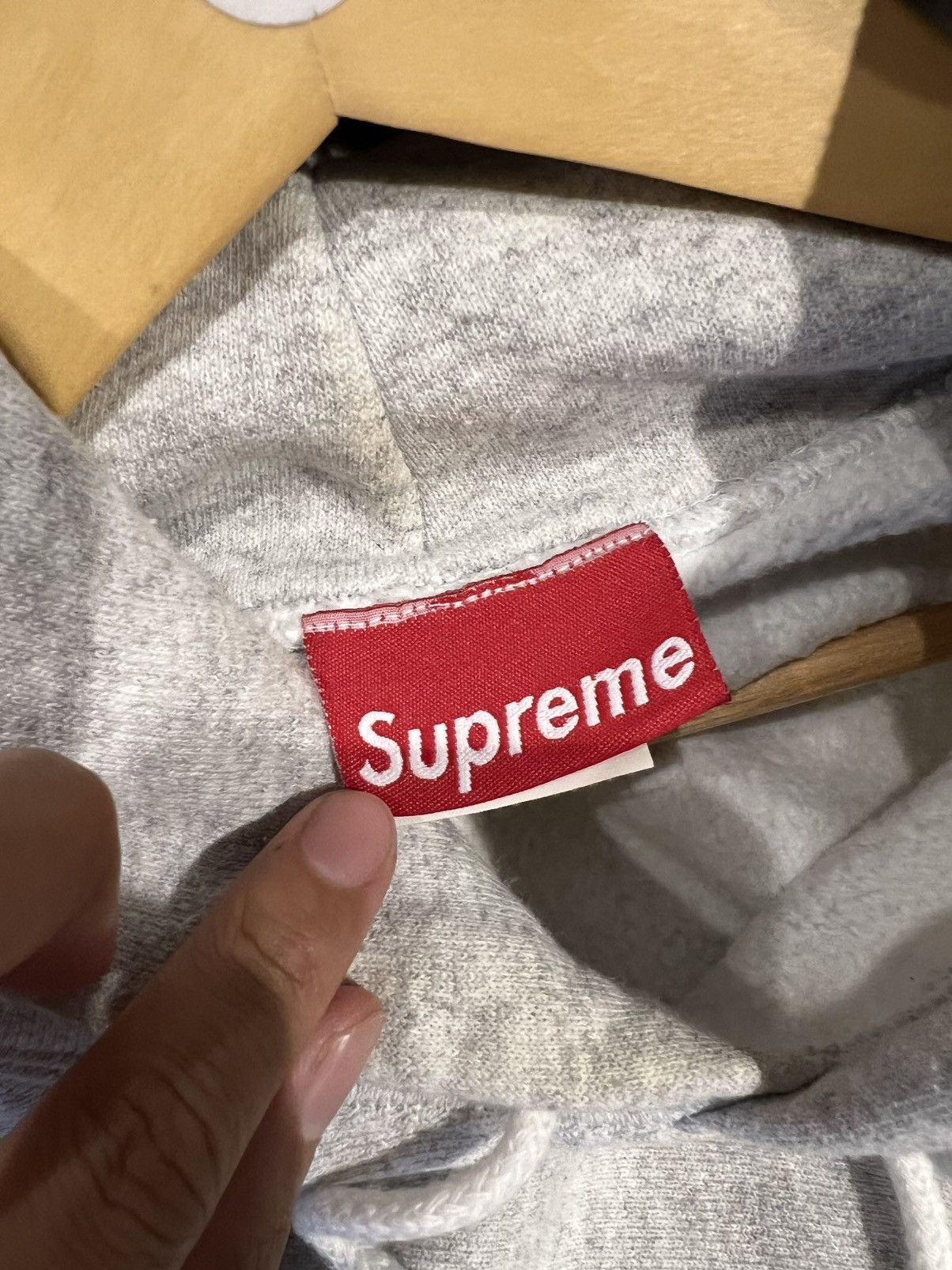 Supreme × Vintage 1995 1ST ANNIVERSARY SUPREME BOX LOGO HOODIE Size US L / EU 52-54 / 3 - 6 Thumbnail
