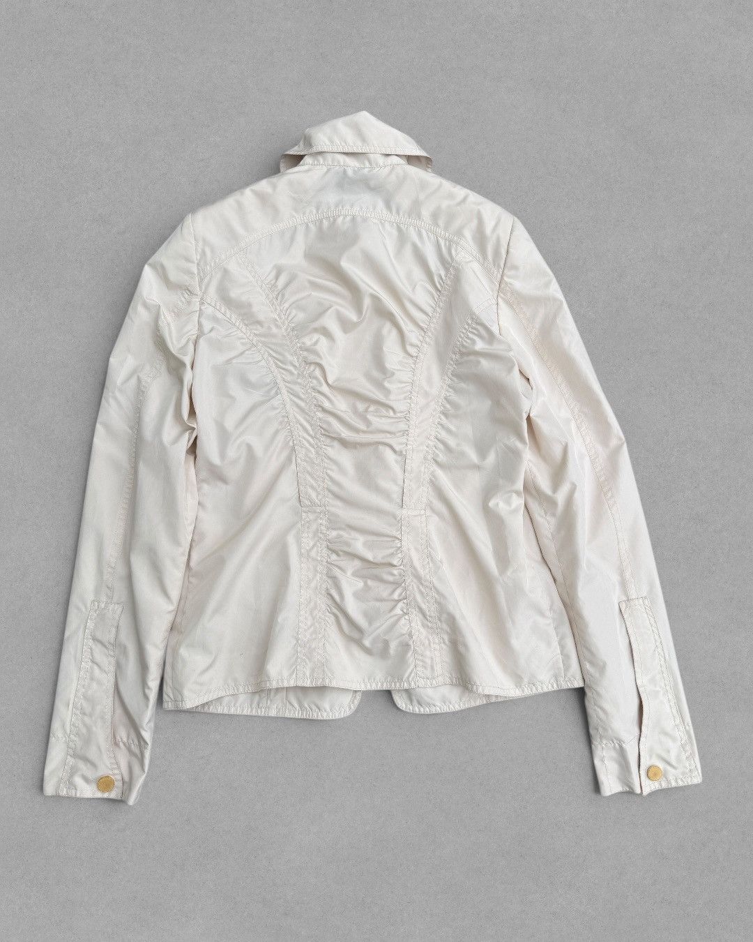 Gucci SS 2004 Gucci By Tom Ford Military Biker Windbreaker Jacket Size M / US 6-8 / IT 42-44 - 4 Thumbnail